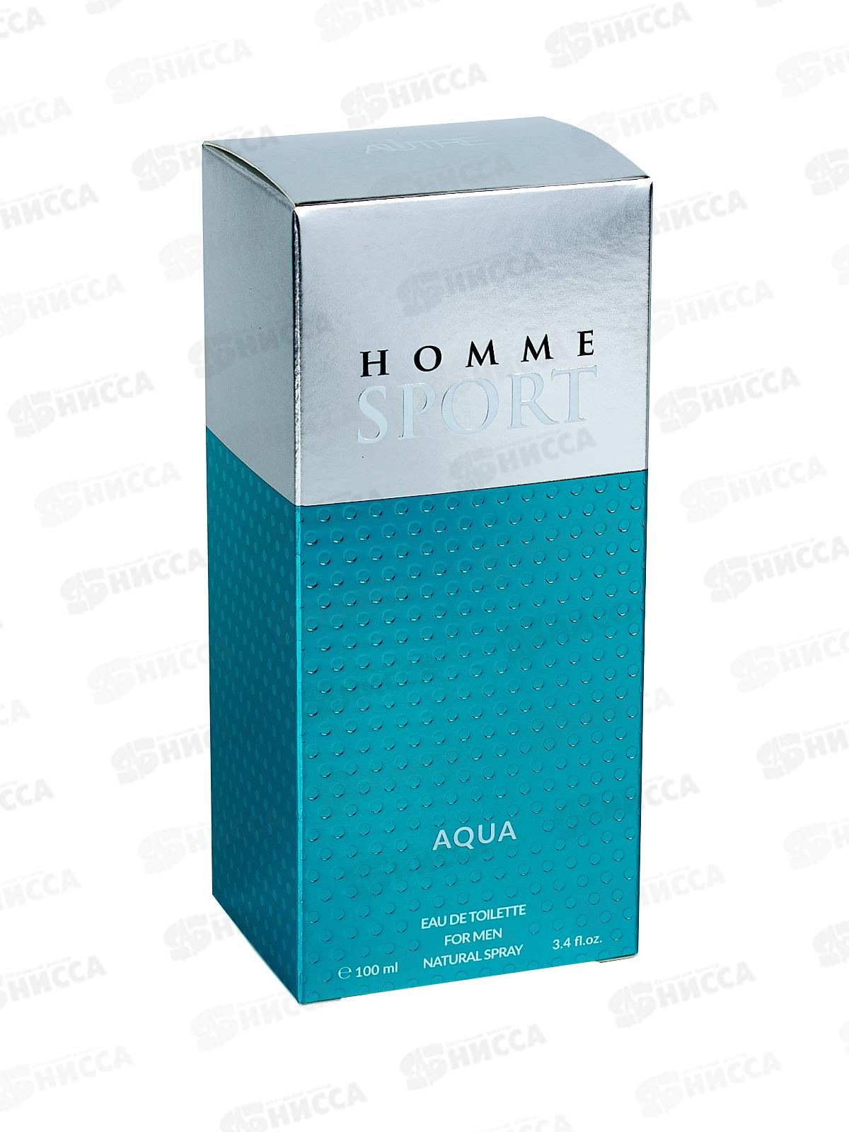 Homme Sport Aqua туалетная вода 100мл мужская М