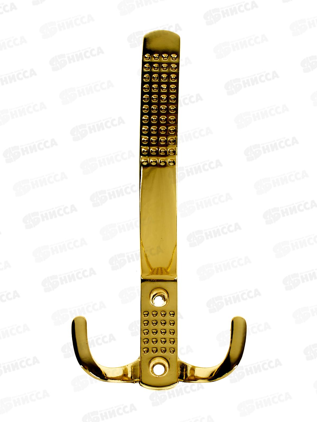 Крючок тройной 1149 (013140) золото металл удлиненный *40   Ж