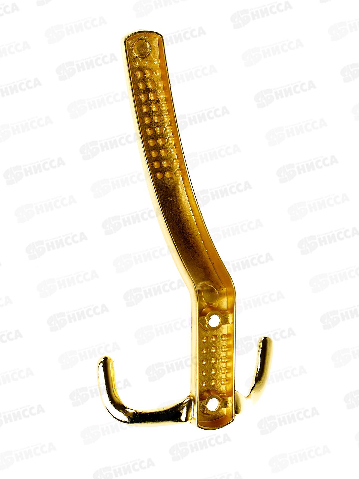 Крючок тройной 1149 (013140) золото металл удлиненный *40   Ж