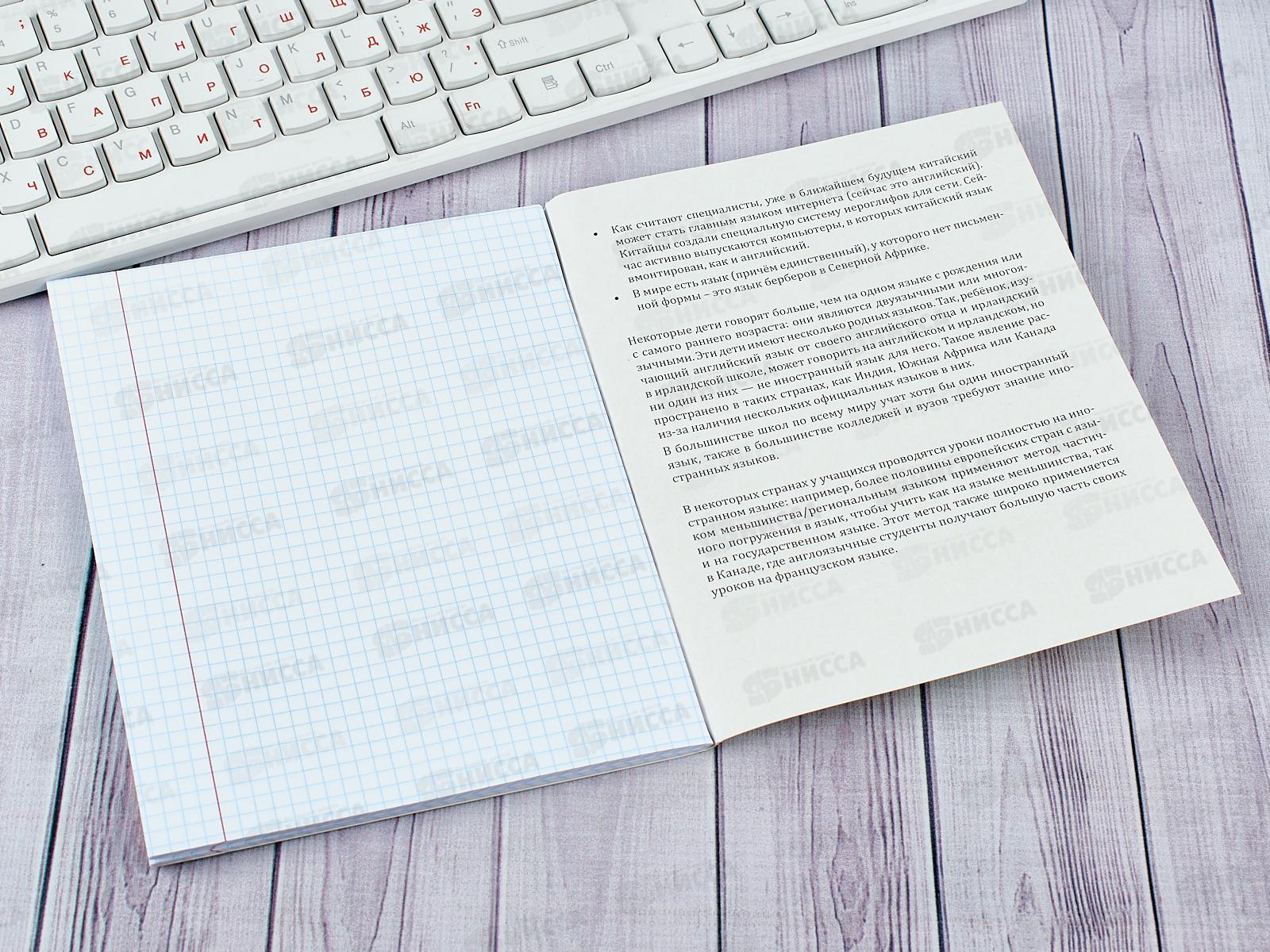 Тетрадь 48 листов клетка ПП. Иностранный язык &quotДерзкая&quot, 48-9782 *10/80