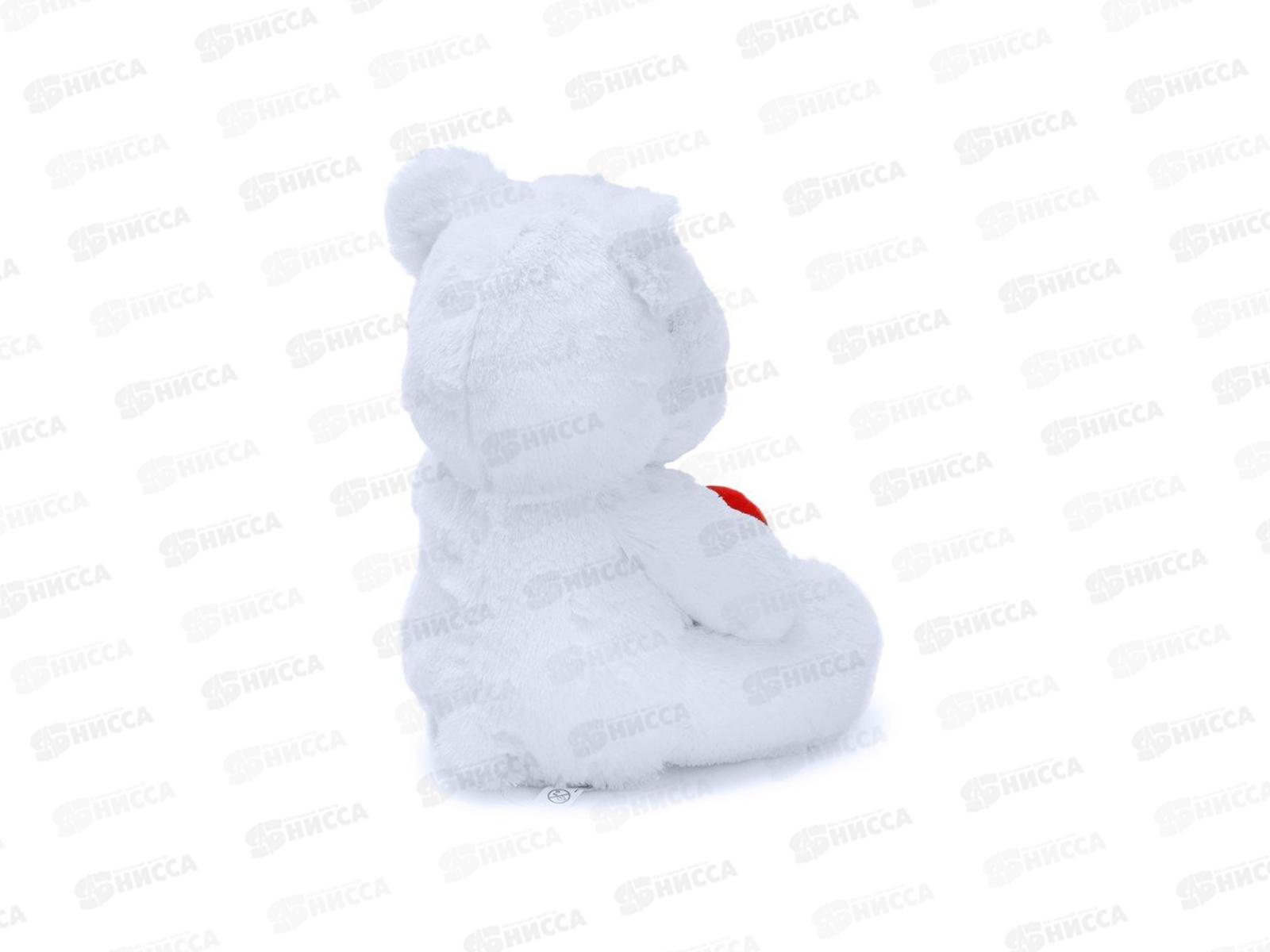 Медведь Вельвет (светлый с валентинкой) 14-86-4 Рэббит