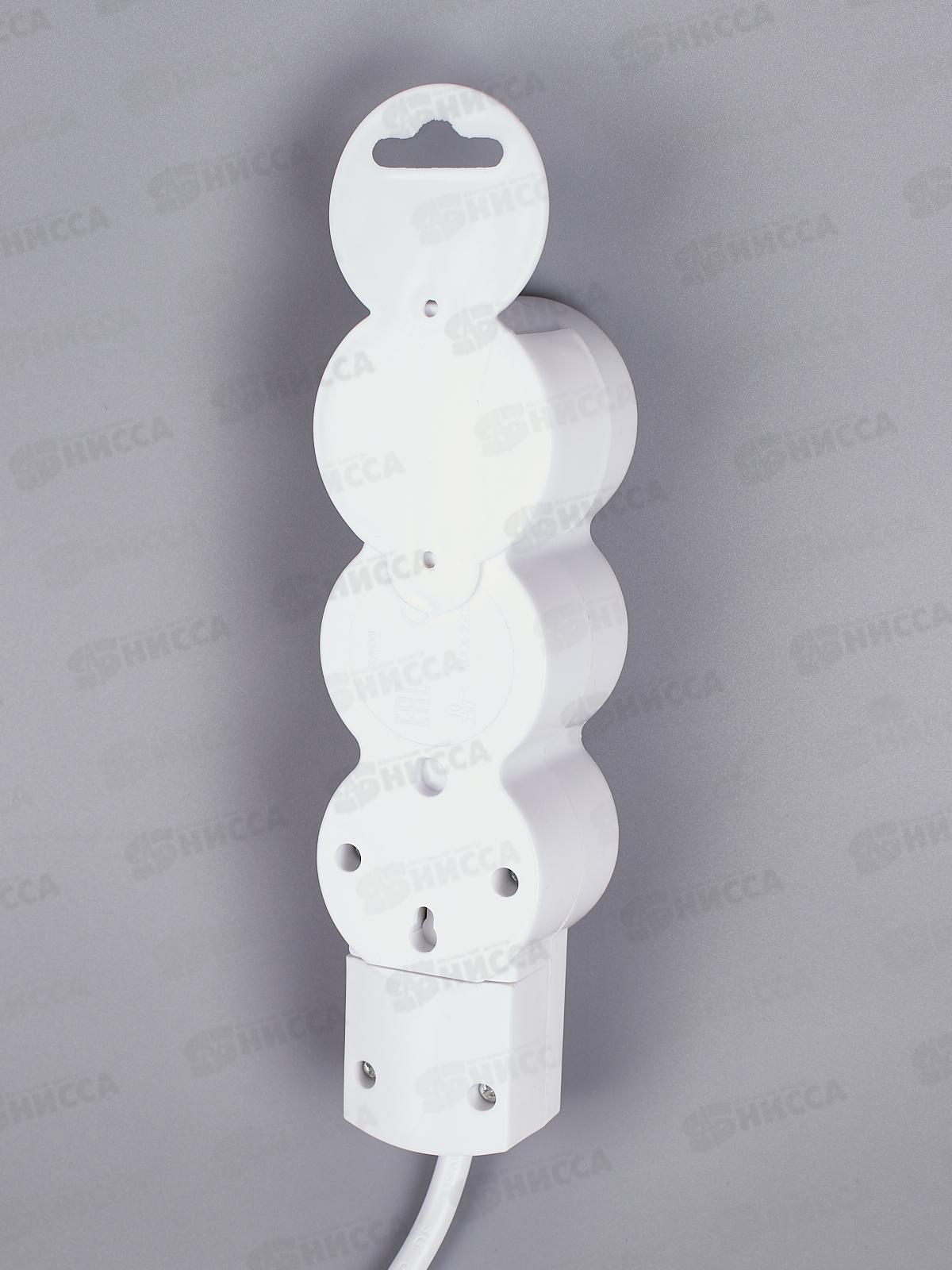 Удлинитель REV  1.5м  3гнезда, с заземлением, 32004 *50