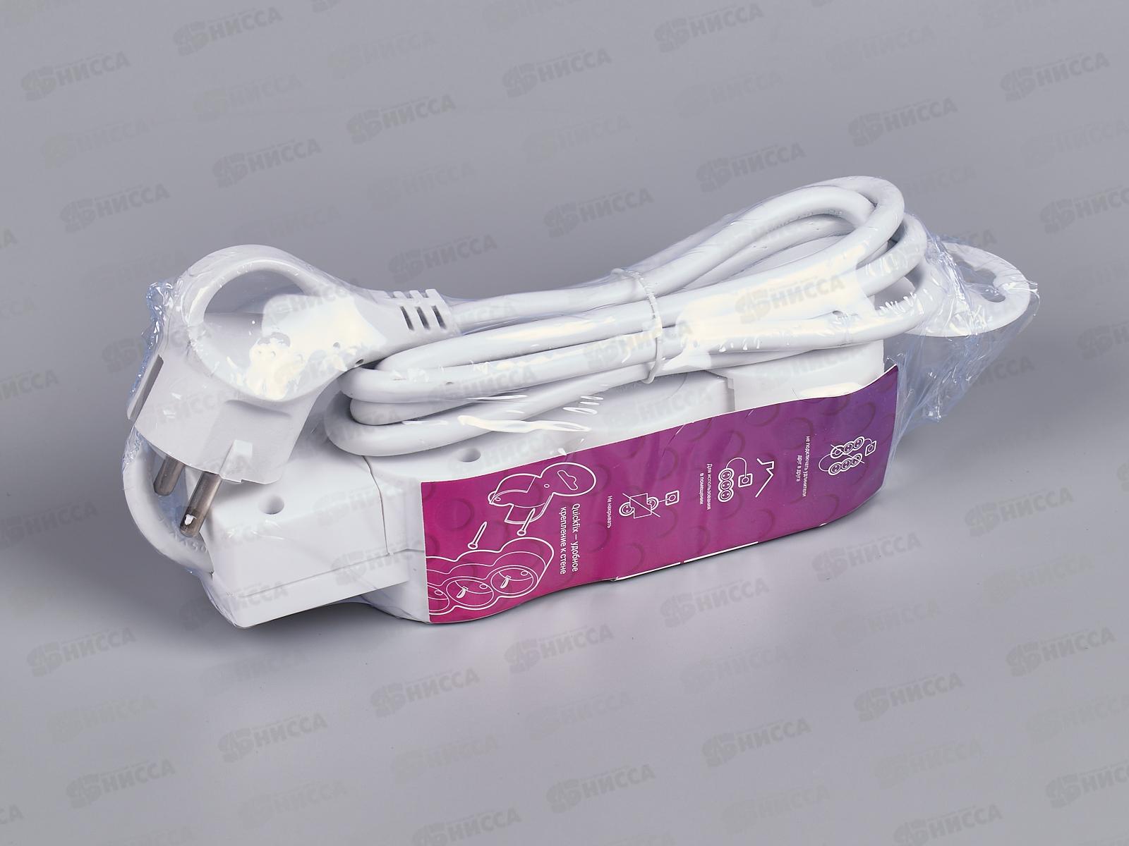 Удлинитель REV  1.5м  3гнезда, с заземлением, 32004 *50