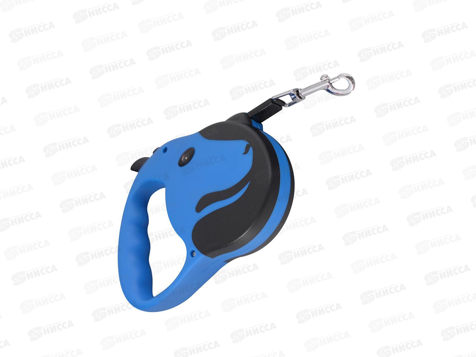 Поводок рулетка Мордочка 300см 12кг VL40-18 *12