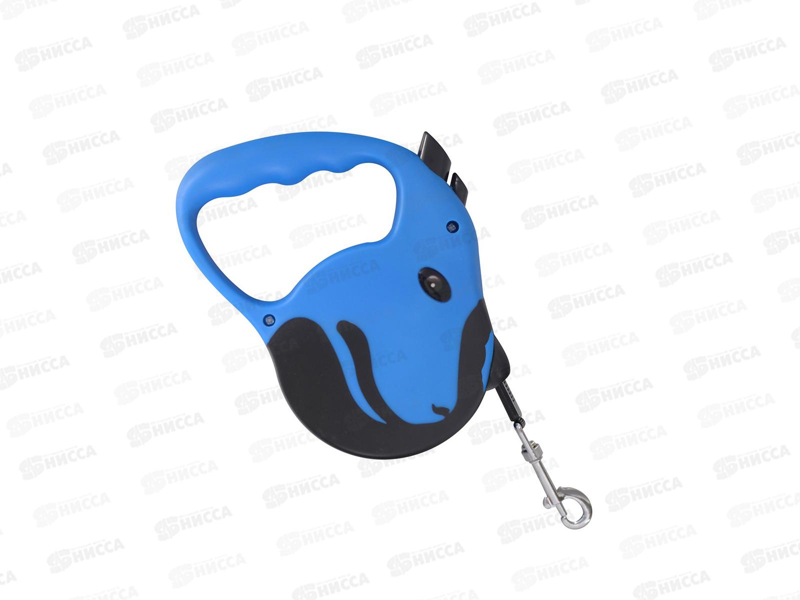 Поводок рулетка Мордочка 300см 12кг VL40-18 *12