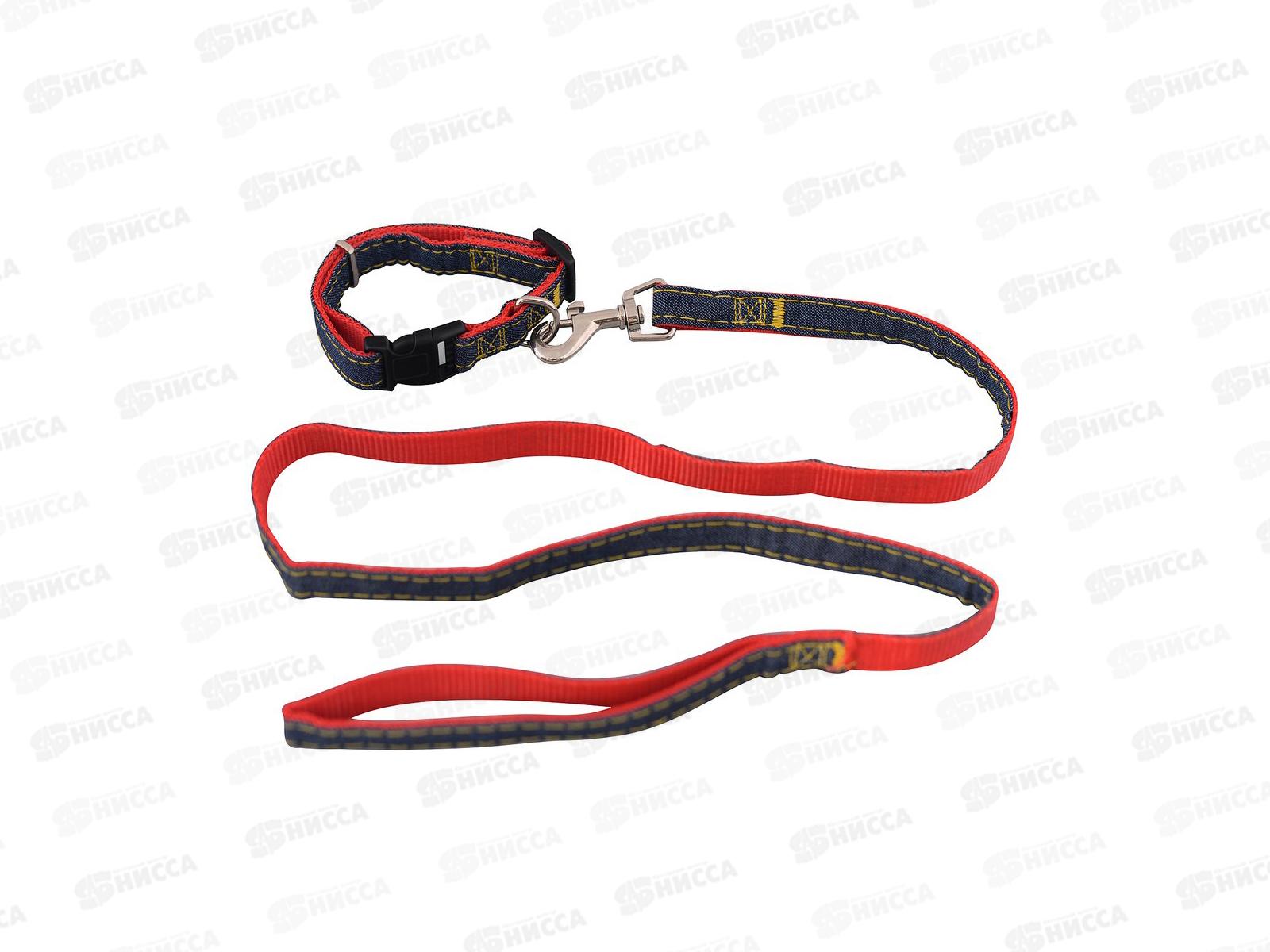 Поводок с ошейником Стиль р.M VL40-12 *12