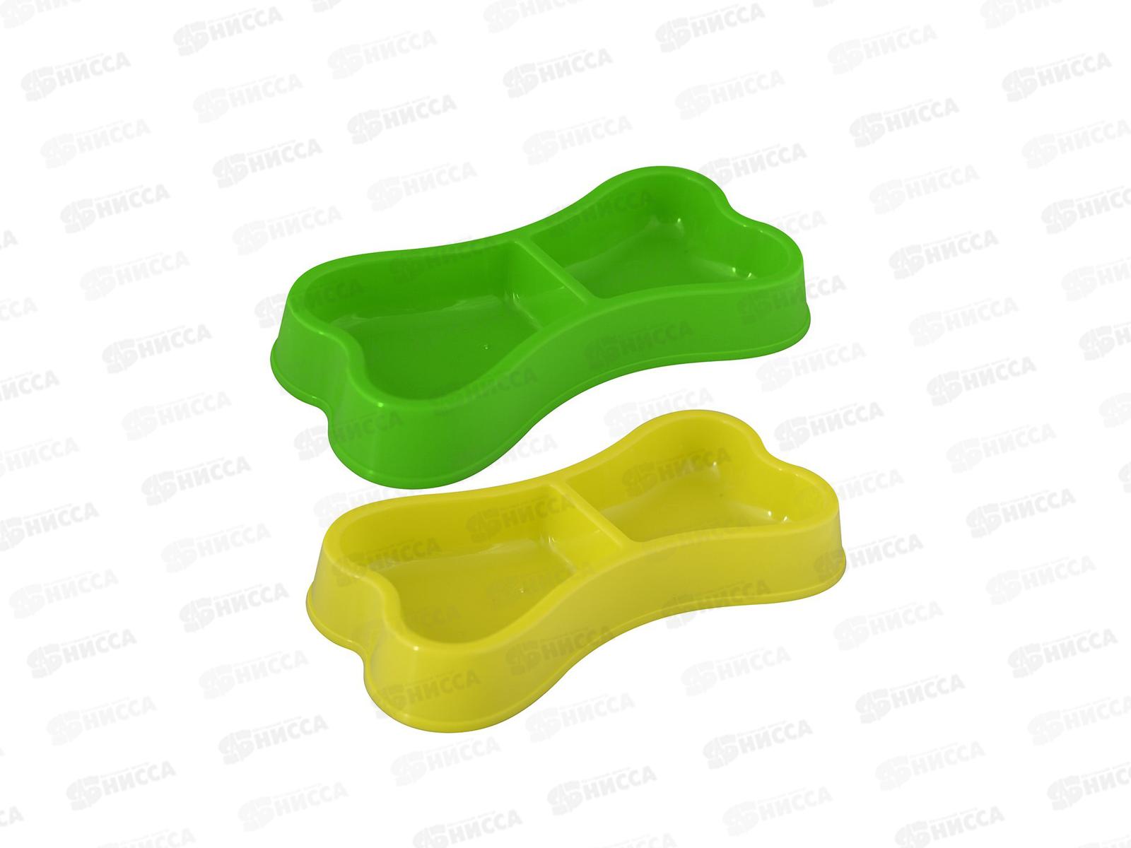 Миска для домашних животных двойная Косточка VL40-73 *12