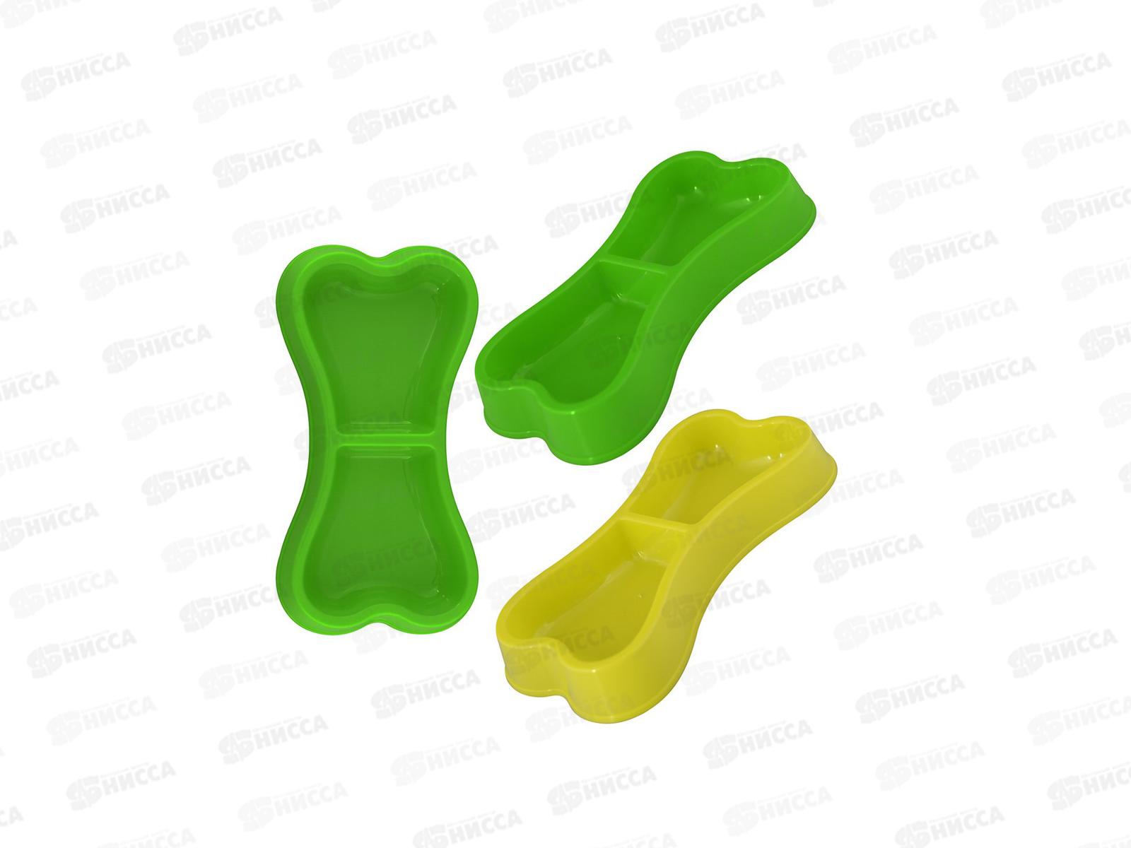 Миска для домашних животных двойная Косточка VL40-73 *12