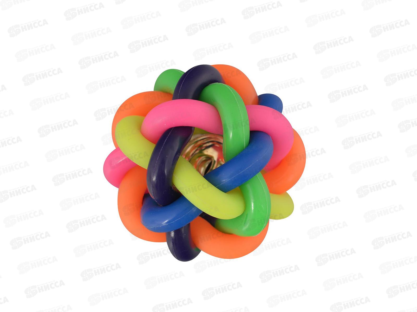 Игрушка-грызунок для животных Мячик-плетенка р.6см VL40-54 *12