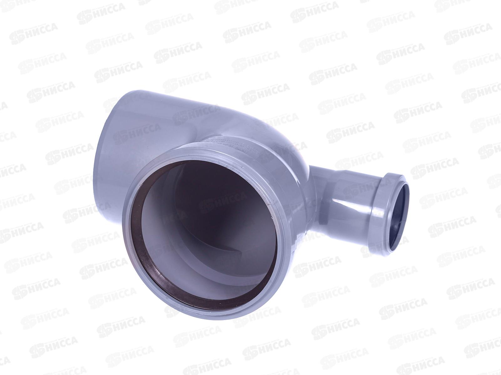 Тройник канализационный переходной универсальный 90град. DN110*50 фронтальный (вверх) AtlasPlast