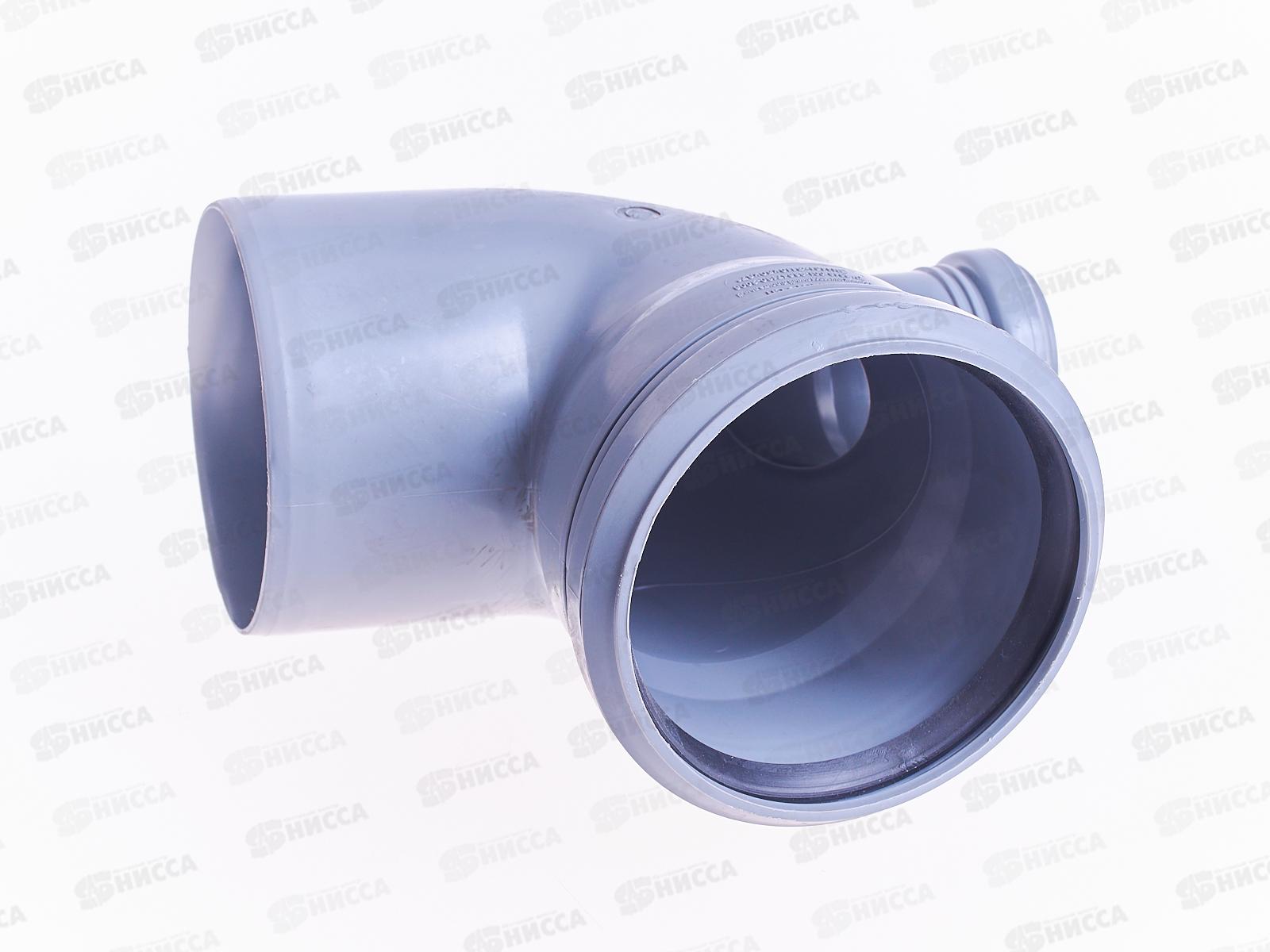 Отвод канализационный переходной универсальный 90град. DN110*50 (назад) AtlasPlast