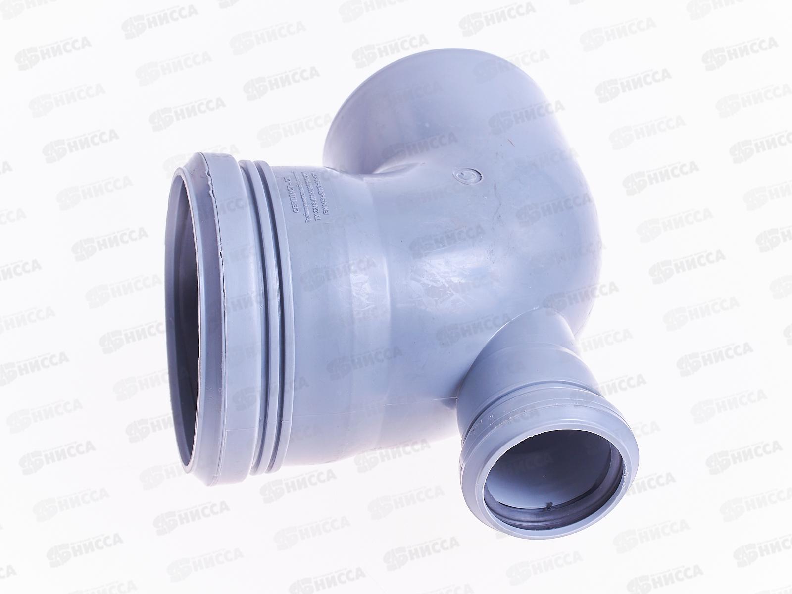 Отвод канализационный переходной универсальный 90град. DN110*50 (назад) AtlasPlast