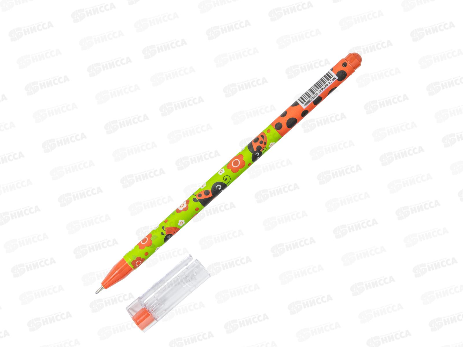 Ручка масляная MAZARI BUG синяя, 0.7мм,M-7688-70 *48/576