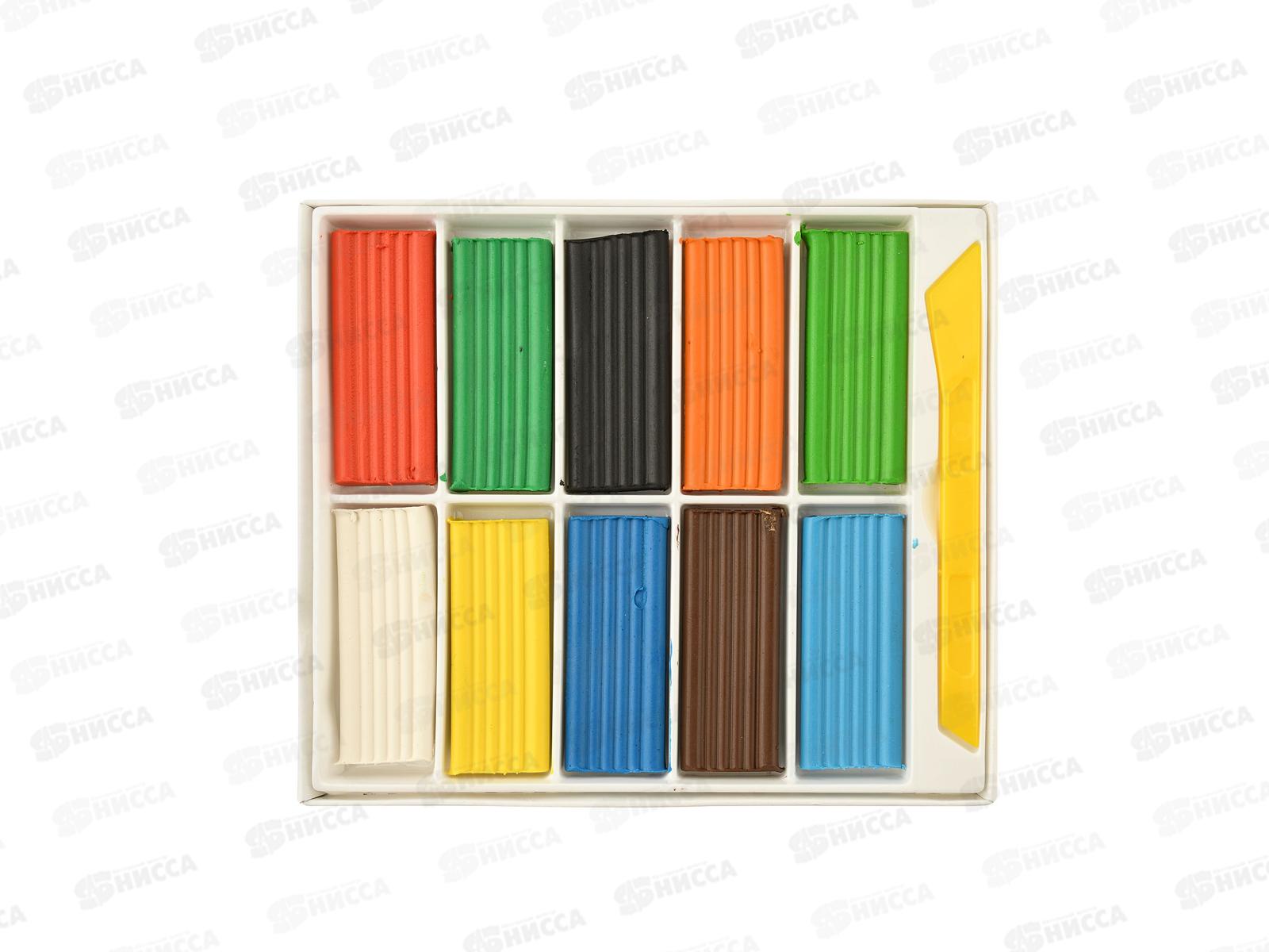 Пластилин 10цветов 150г Каляка-Маляка стек, ПКМ10-П *20