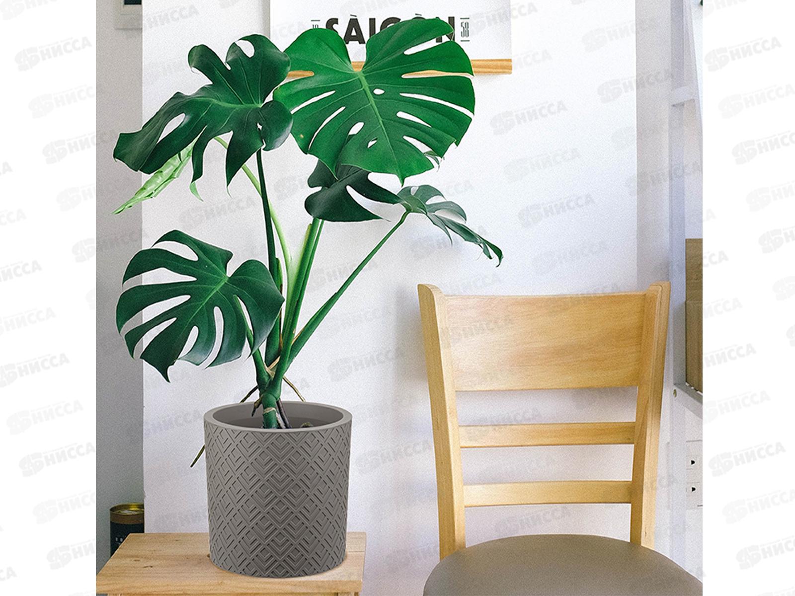 Кашпо ЭТНА D200мм 3,4л Французский серый М3183 *12