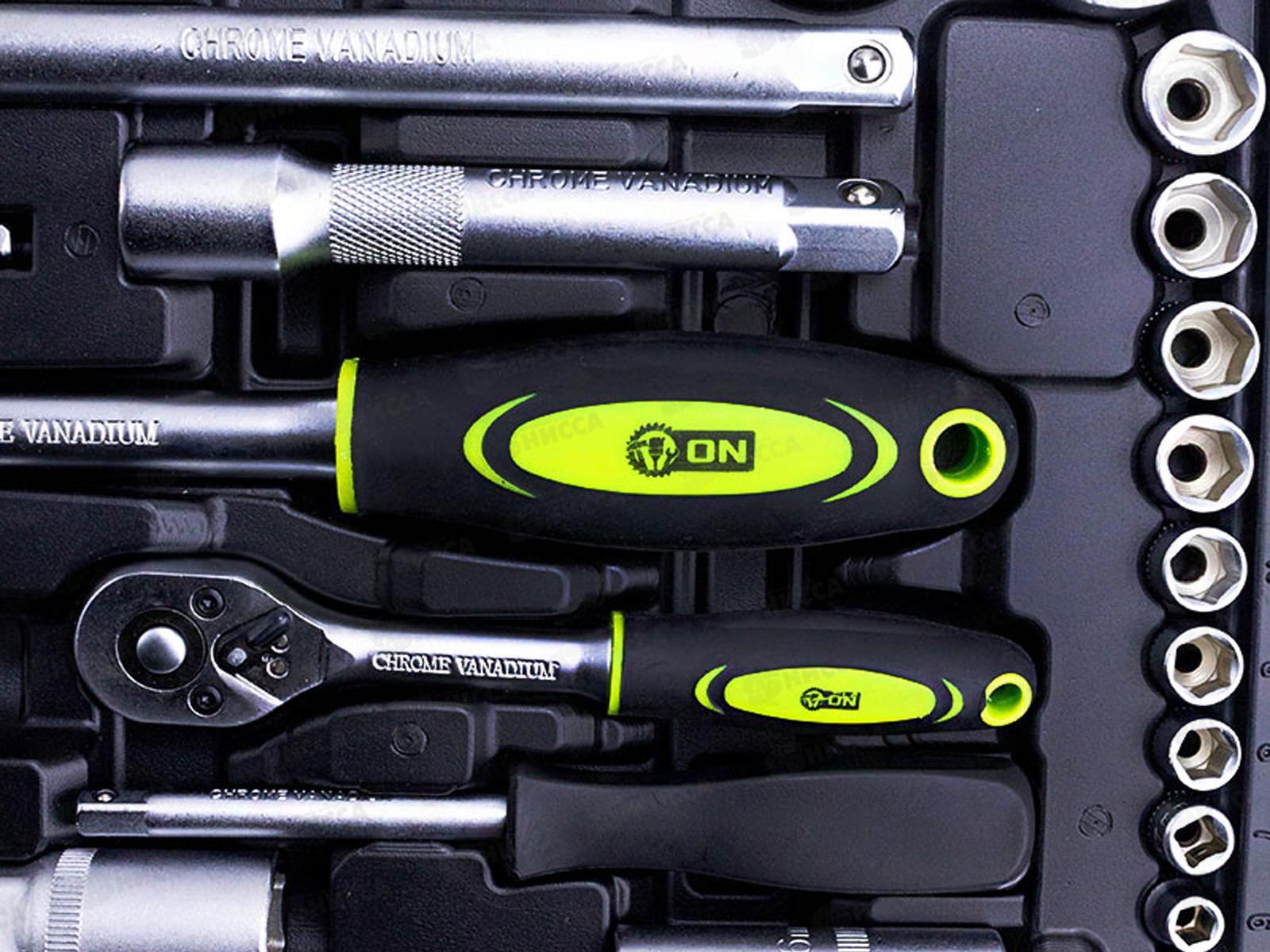 Набор инструментов,108предметов , кейс, ON