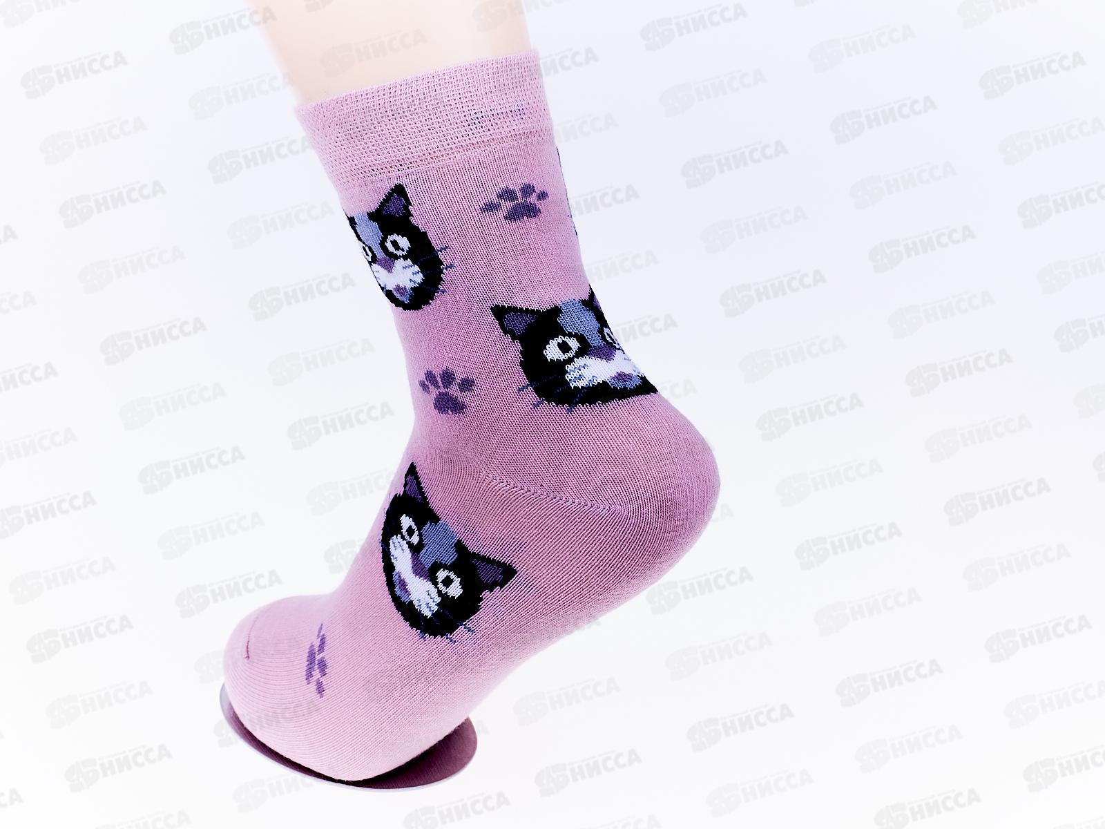 Носки детские 3081 321 School, серо-розовый 19-20