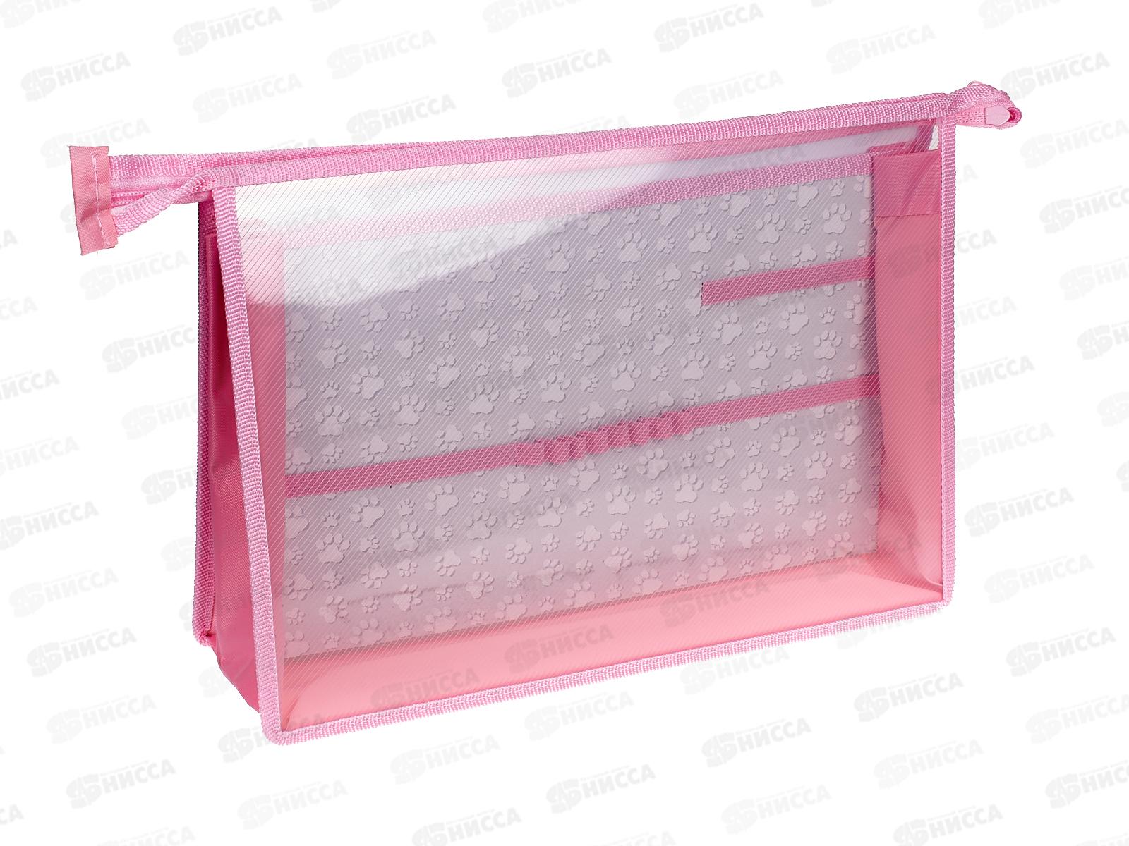 Папка  для труда ПЧЕЛКА А4 молния верхняя. дизайн Панда и сладости , ПТР-22 *40