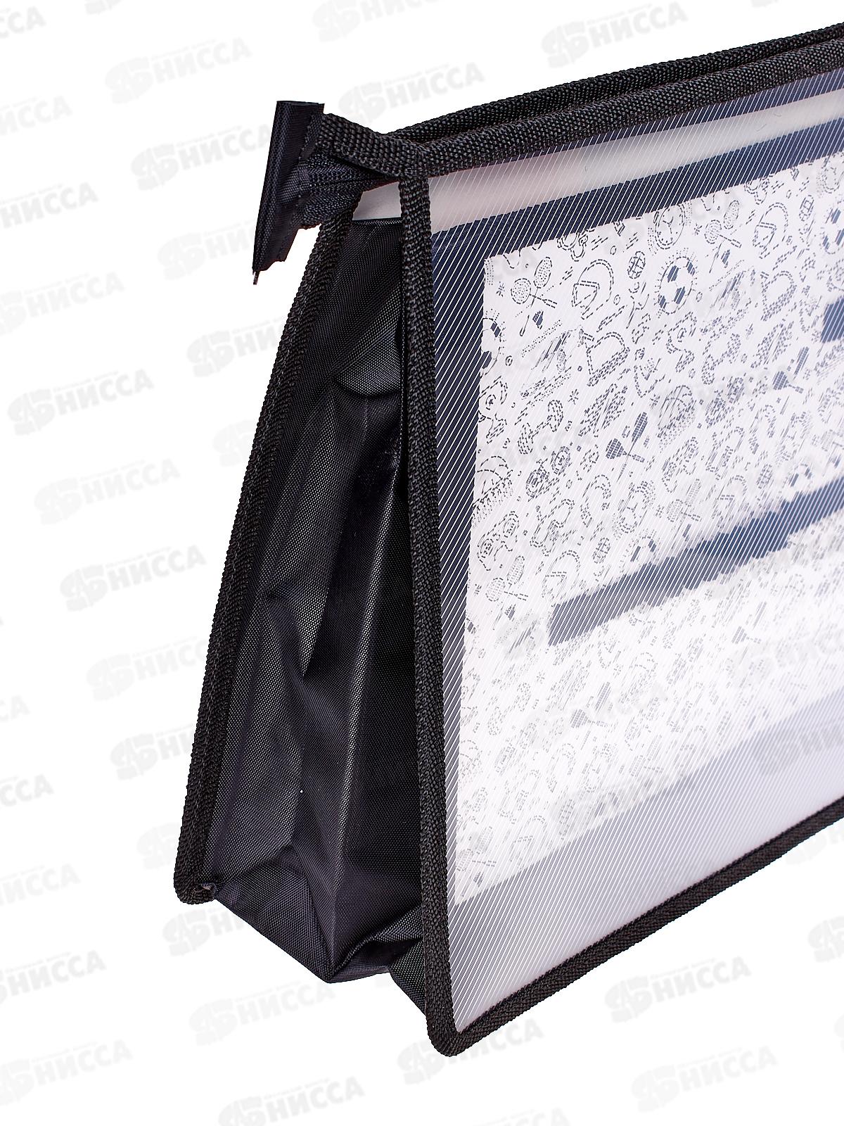 Папка д/труда ПЧЕЛКА А4 молн.верх.диз. Car-X 2022 ПТР-221 *40