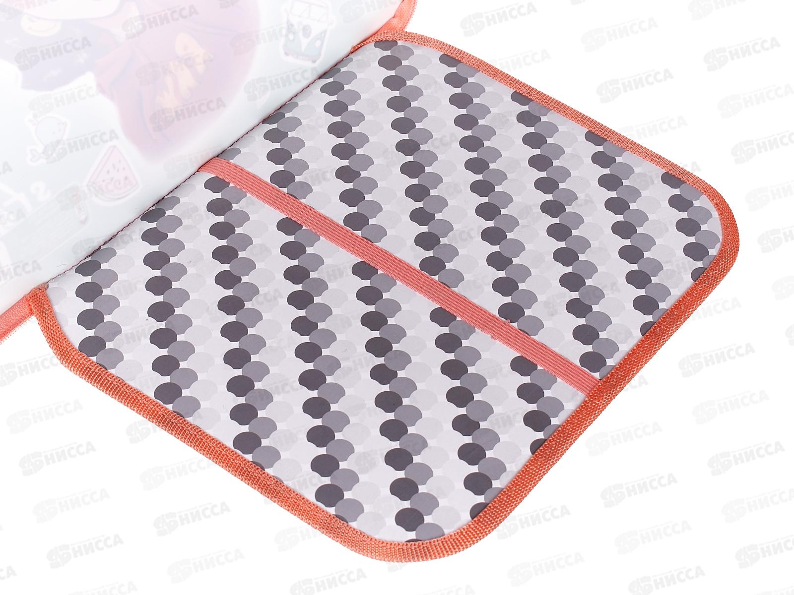 Папка д/труда ПЧЕЛКА А4 молн.вокруг Прикольная девчонка, ПТР-5 *50