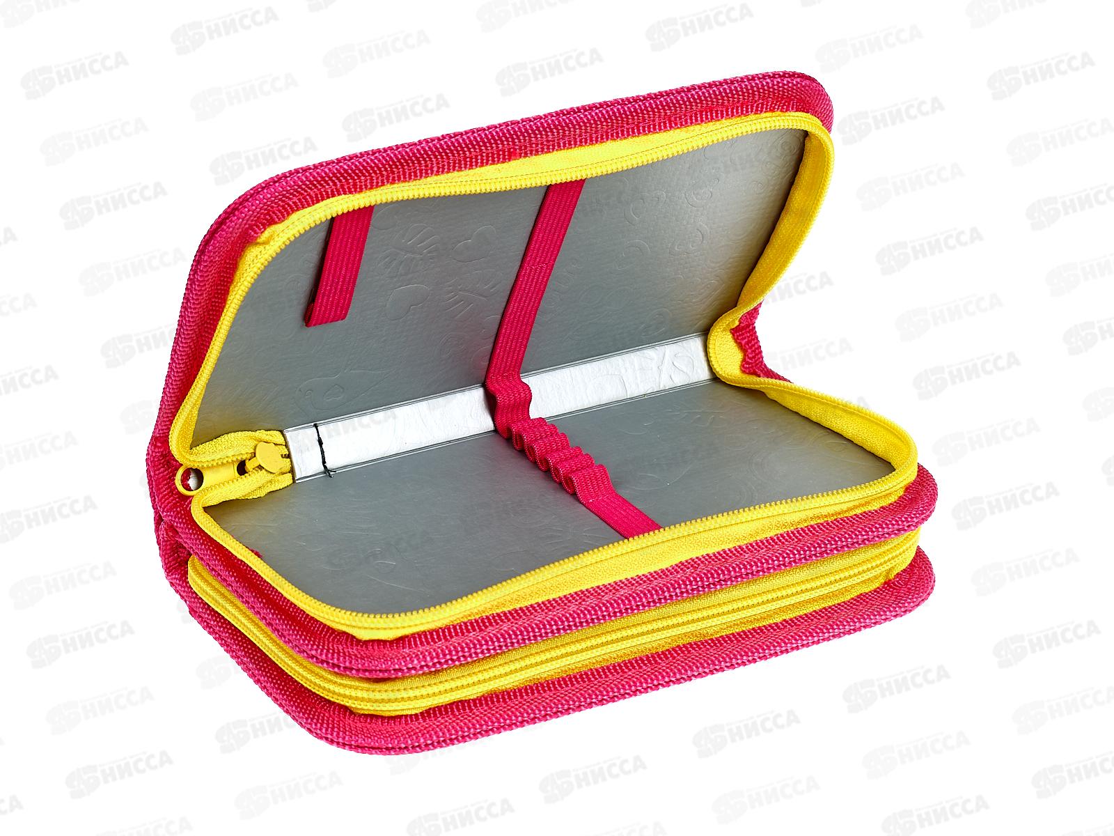 Пенал ПЧЕЛКА Бьюти айс крим 2021, фол., 2отд., 190*105, ПО-69 *30