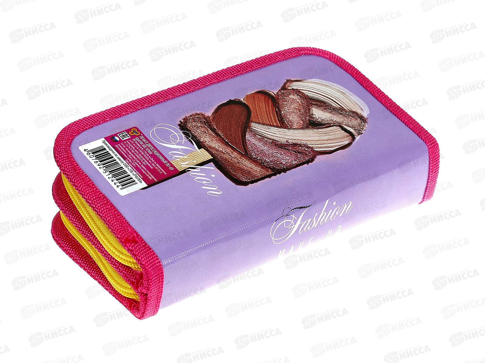 Пенал ПЧЕЛКА Бьюти айс крим 2021, фол., 2отд., 190*105, ПО-69 *30