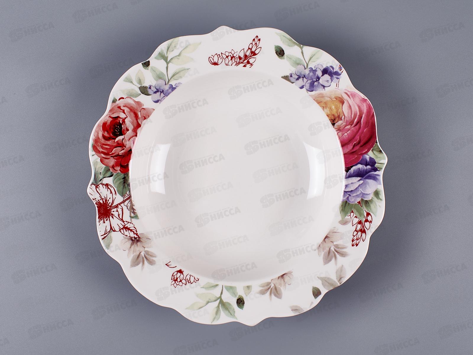 Тарелка Цветы суповая 23см MFK07935