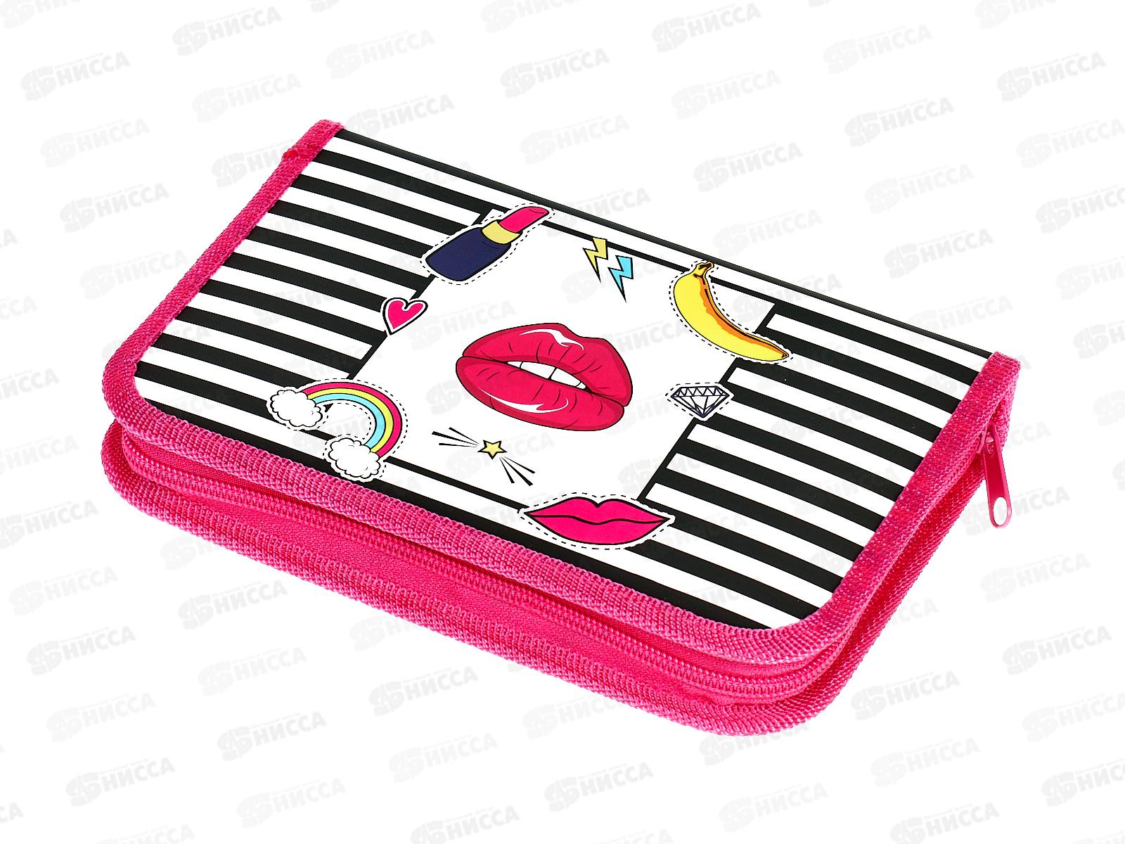 Пенал ПЧЕЛКА 1отд., Soft Girl power 130*200, ПО-401 *25