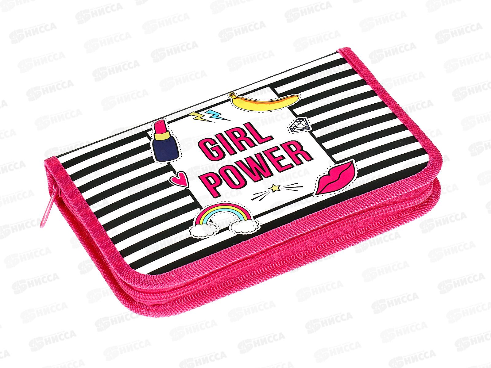 Пенал ПЧЕЛКА 1отд., Soft Girl power 130*200, ПО-401 *25