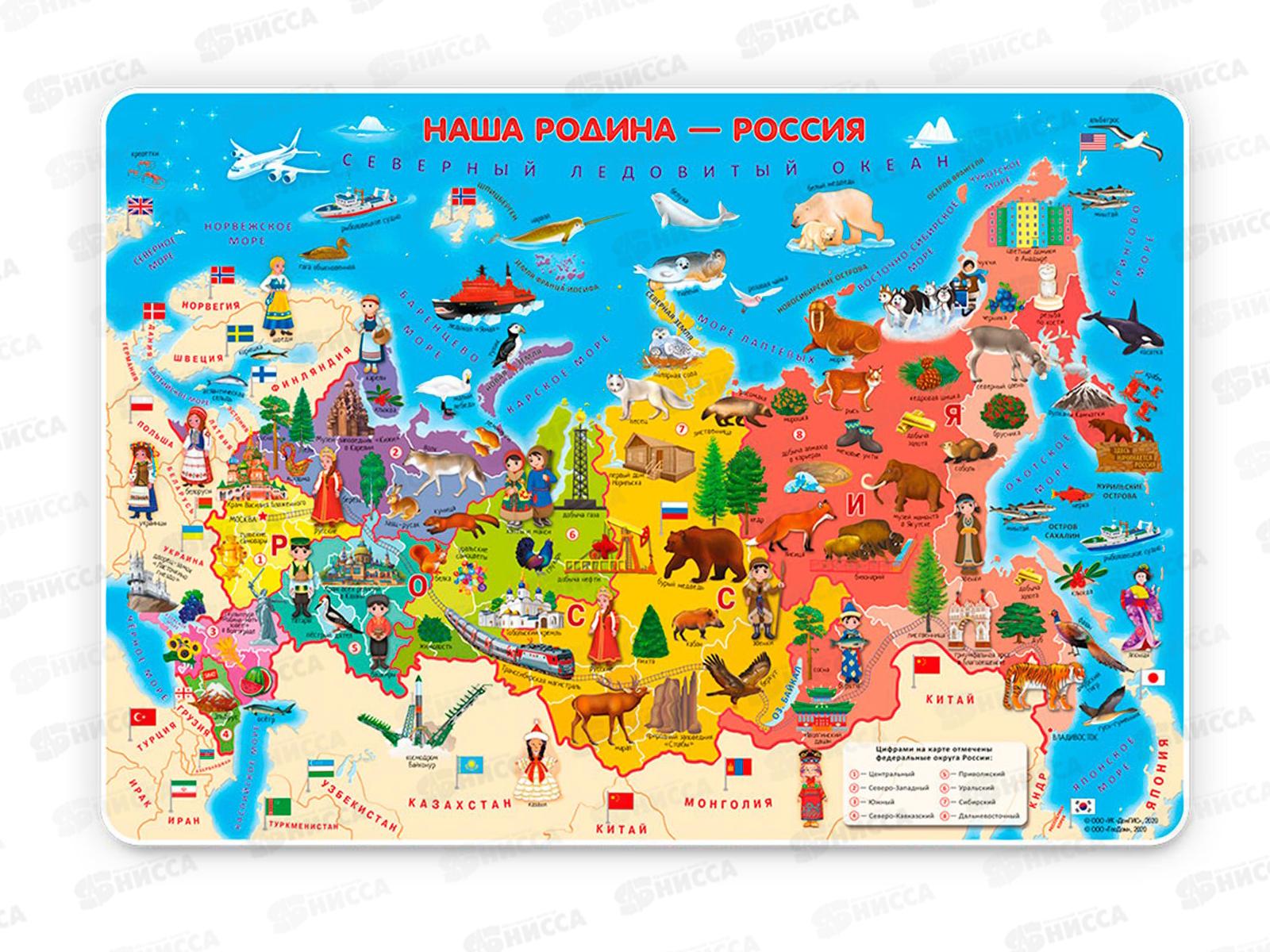 Пазл 260 деталей Наша Родина-Россия. 47х33см, 52272 (ГеоДом)