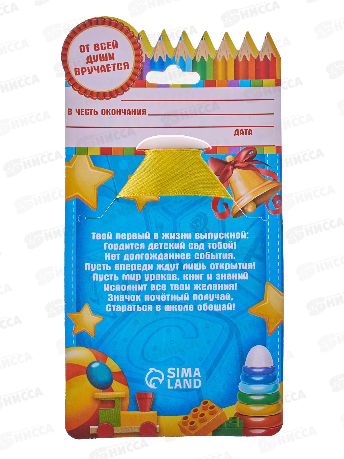 Значок &quotВыпускник детского сада&quot солнышко 3784091