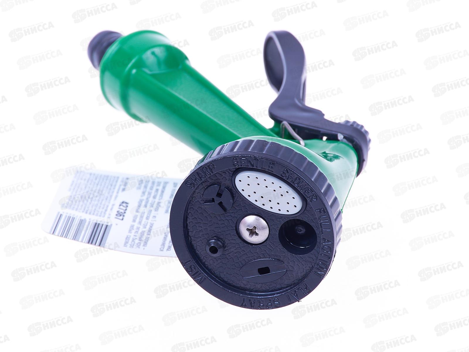 Пистолет поливочный Росток ПР-5, 5 режимов, курок сзади, 427367