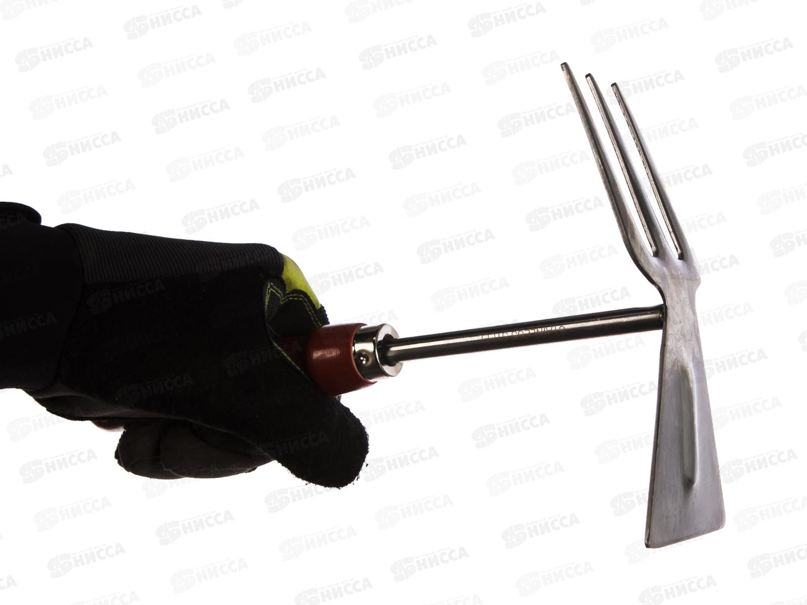 Мотыжка GRINDA, прямое лезвие, 3 зубца, 250мм, 8-421135_z01