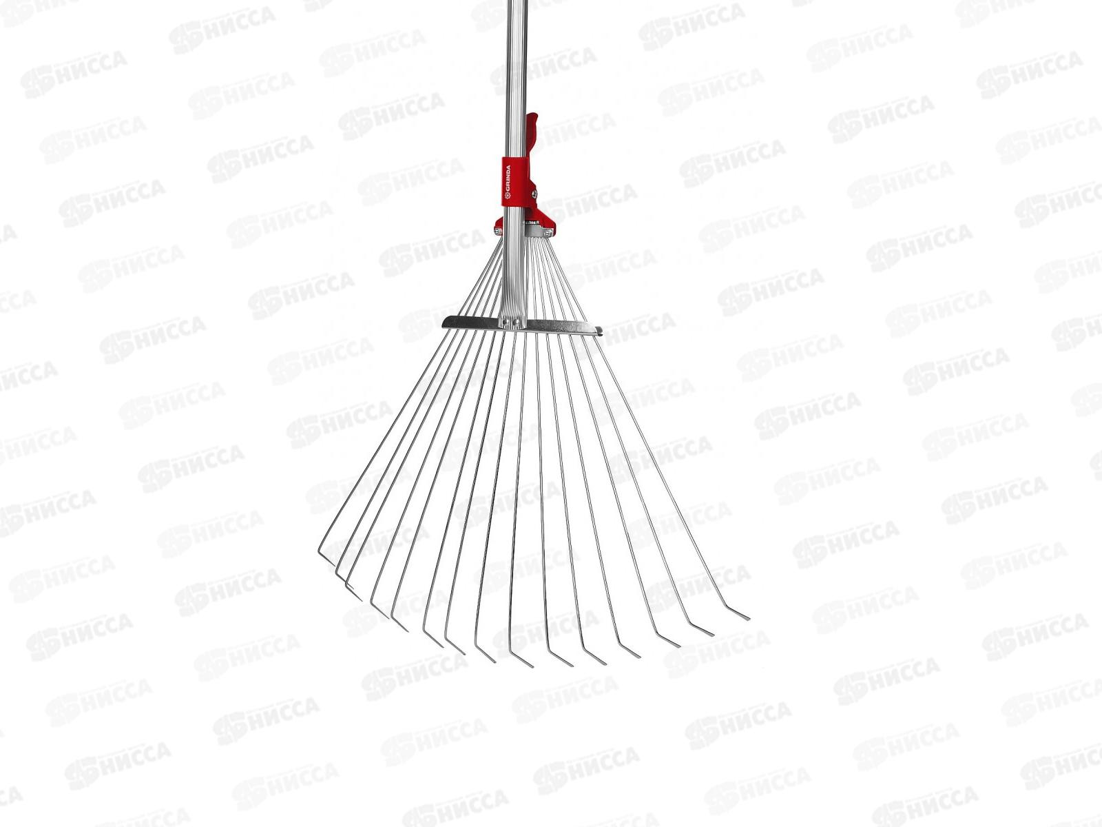 Грабли веерные GRINDA GX-30, 1240мм, алюминиевый черенок, 8-421867_z03 *20
