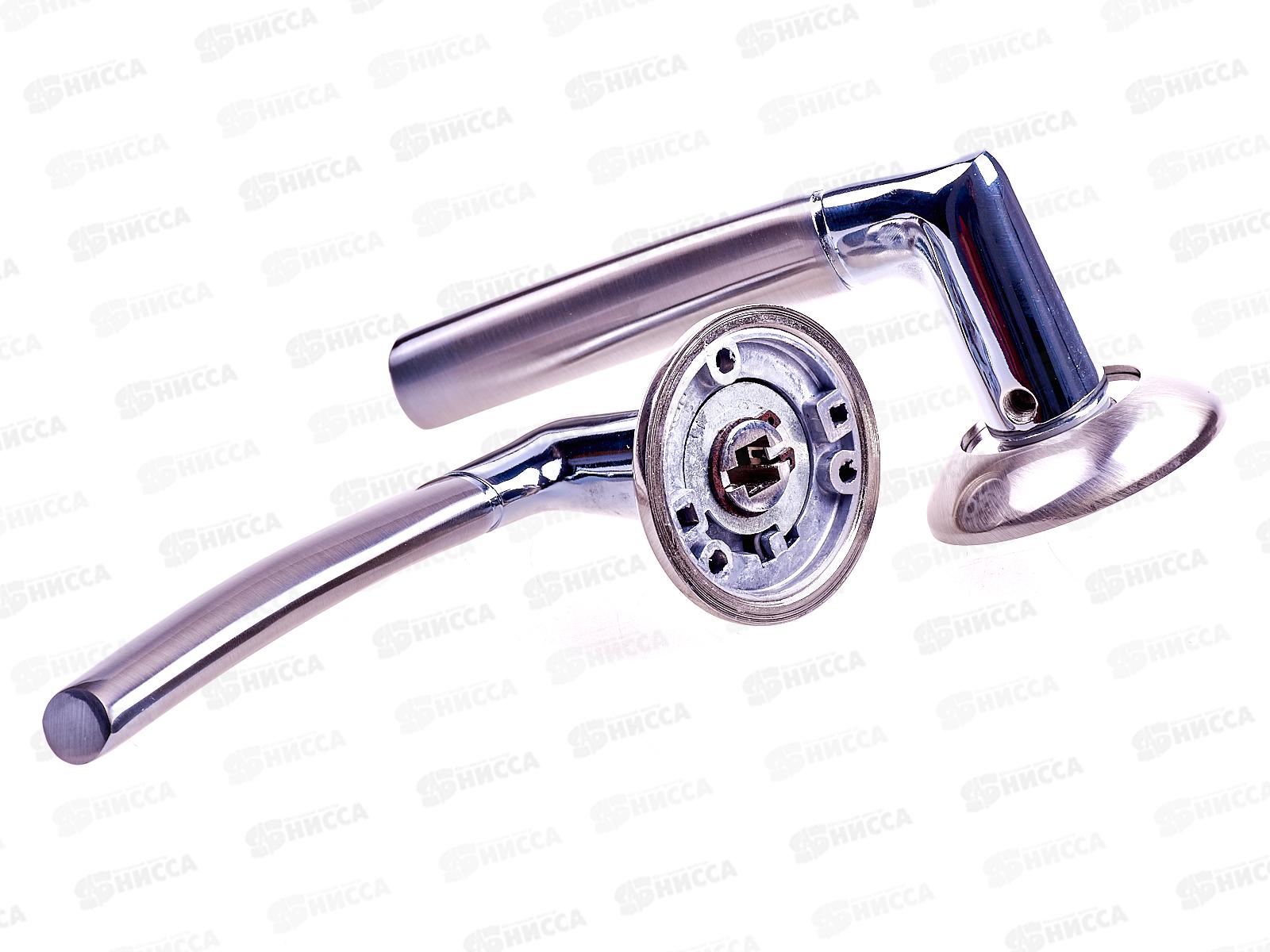 Ручки для дверей Аллюр Старк АРТ SN/CP1482 (комплект) *20 915