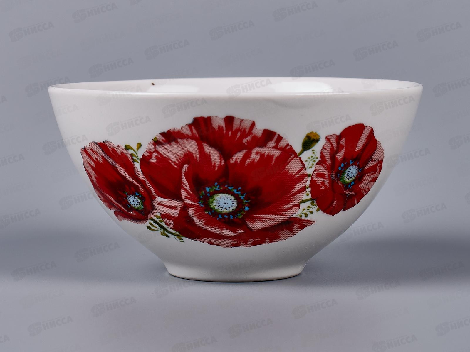 Пиала 250см3 Маки(новая) 105652 *20