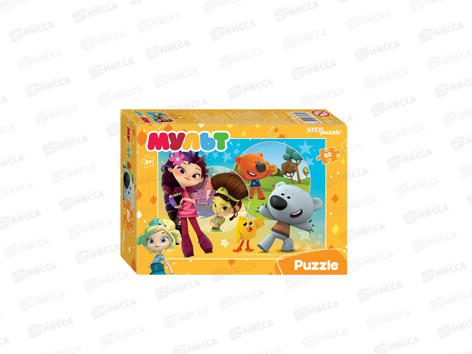 ПАЗЛЫ 80 элементов 77177 Мульт. Ми-ми-мишки. Сказочный патруль и др.  *16