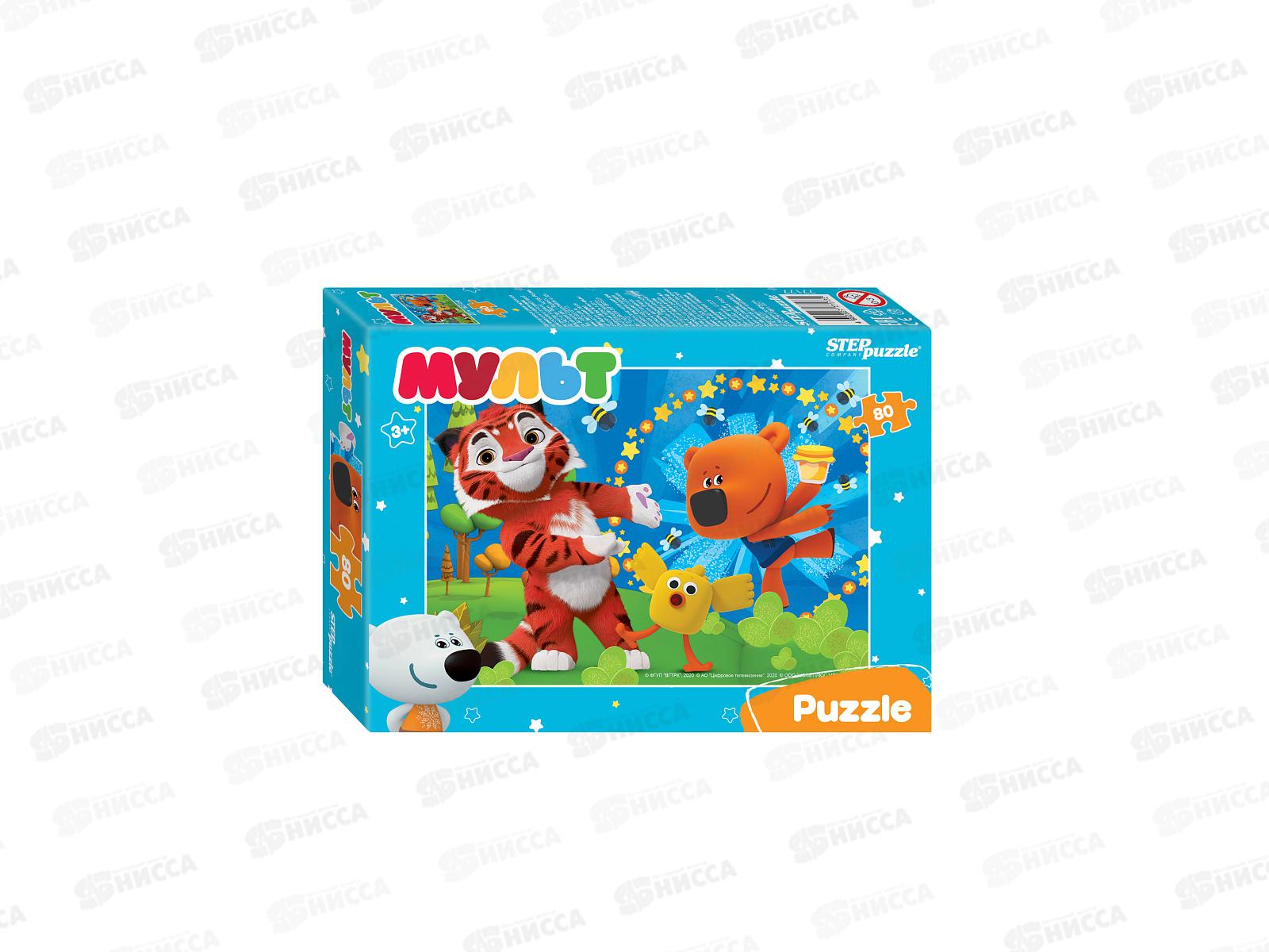 ПАЗЛЫ 80 элементов 77177 Мульт. Ми-ми-мишки. Сказочный патруль и др.  *16