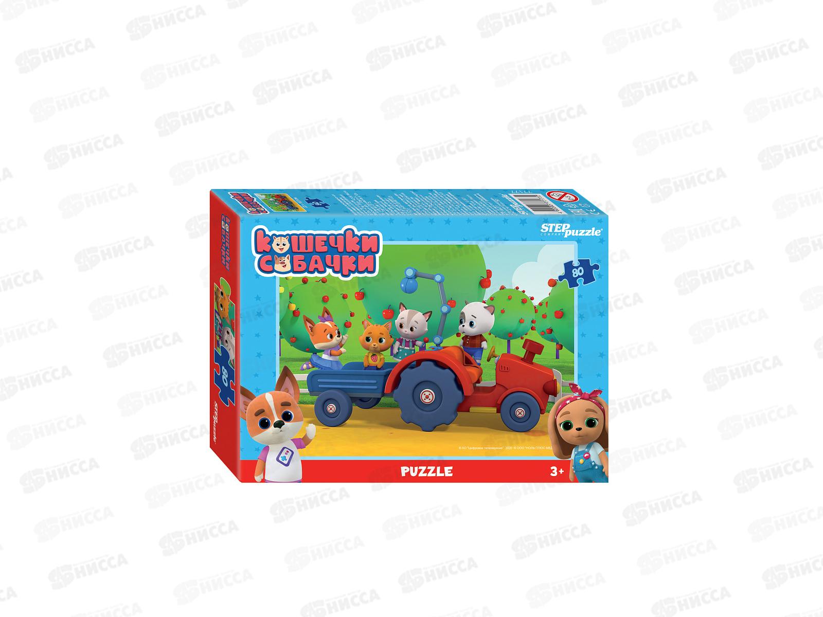 ПАЗЛЫ 80 элементов 77177 Мульт. Ми-ми-мишки. Сказочный патруль и др.  *16