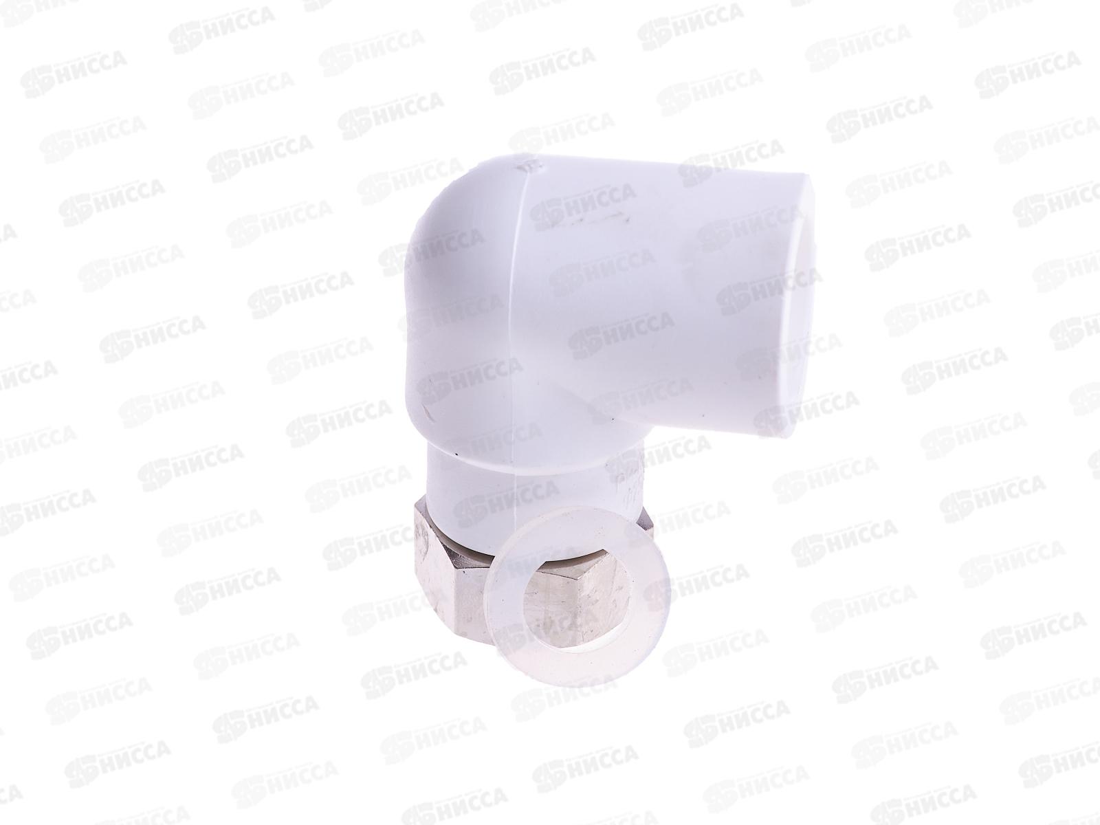 Угольник PP-R комбинированный с накидной гайкой внутренняя резьба  DN25*3/4&quot пп/гайка Aqualink *10/100