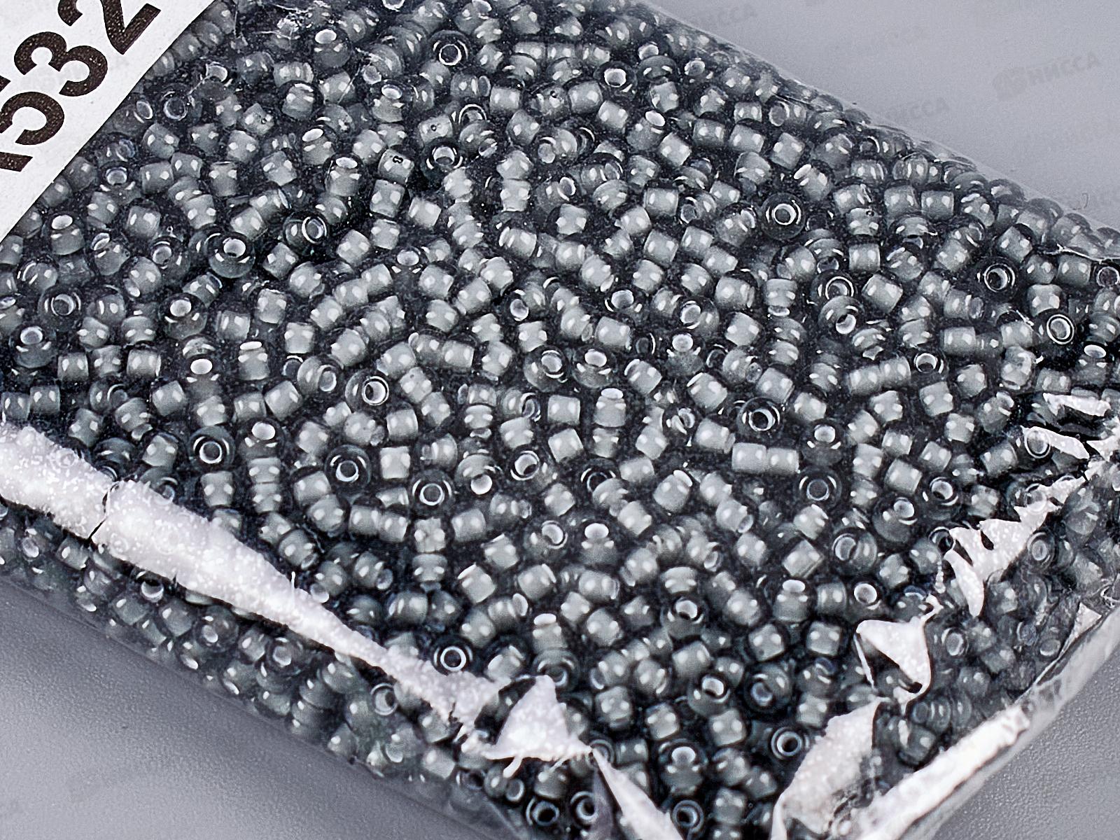 Бисер &quotGAMMA&quot A532 10/0 круглый, 50г, серый, 2.3мм, 45016