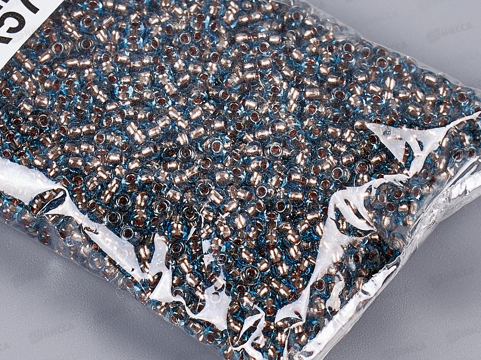 Бисер &quotGAMMA&quot A577 10/0 круглый, 50г, синий, 2.3мм, 69000