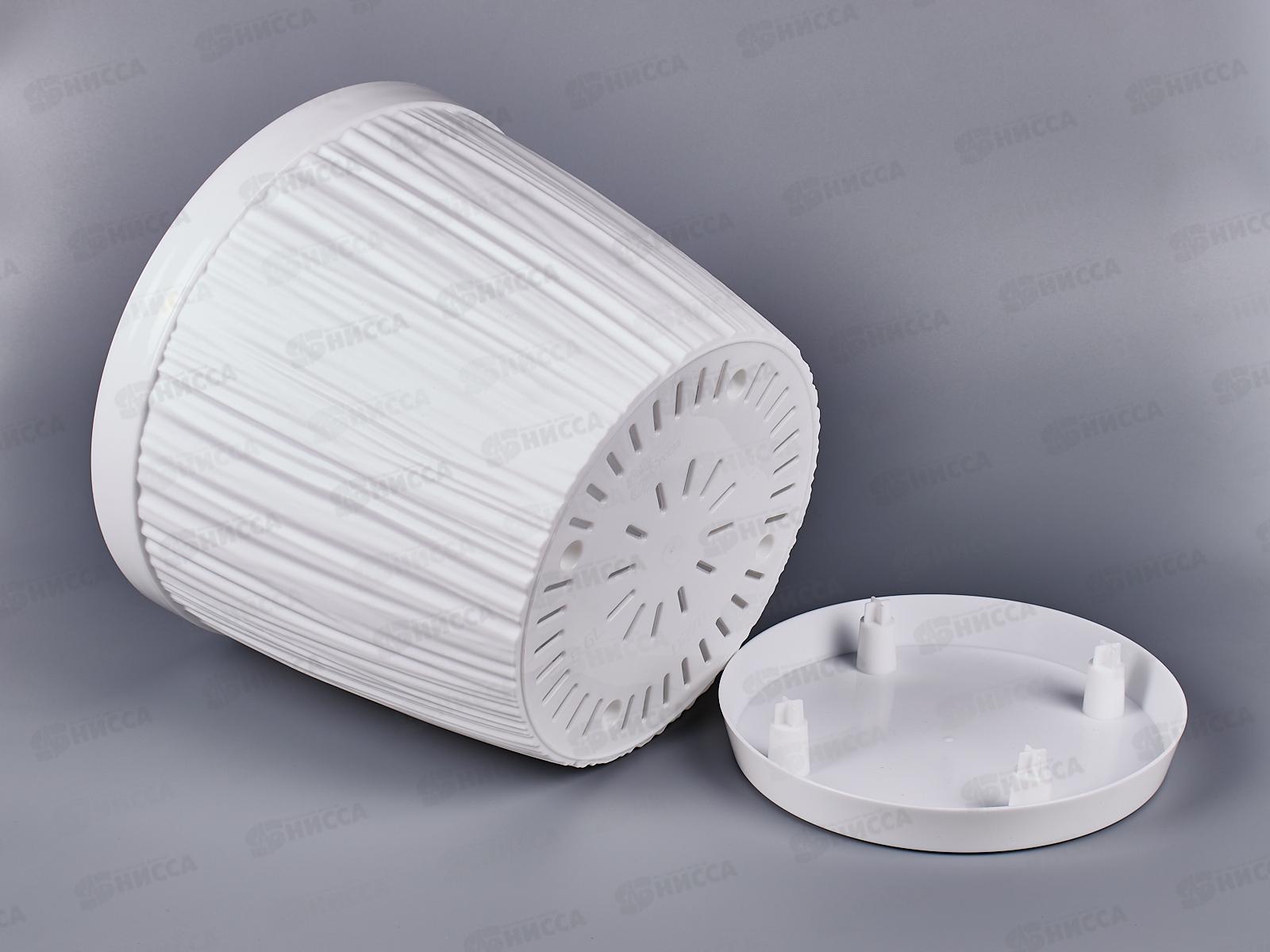 Горшок для цветов &quotBARCELONA&quot D270мм 9,6л Белый 623210006 *12