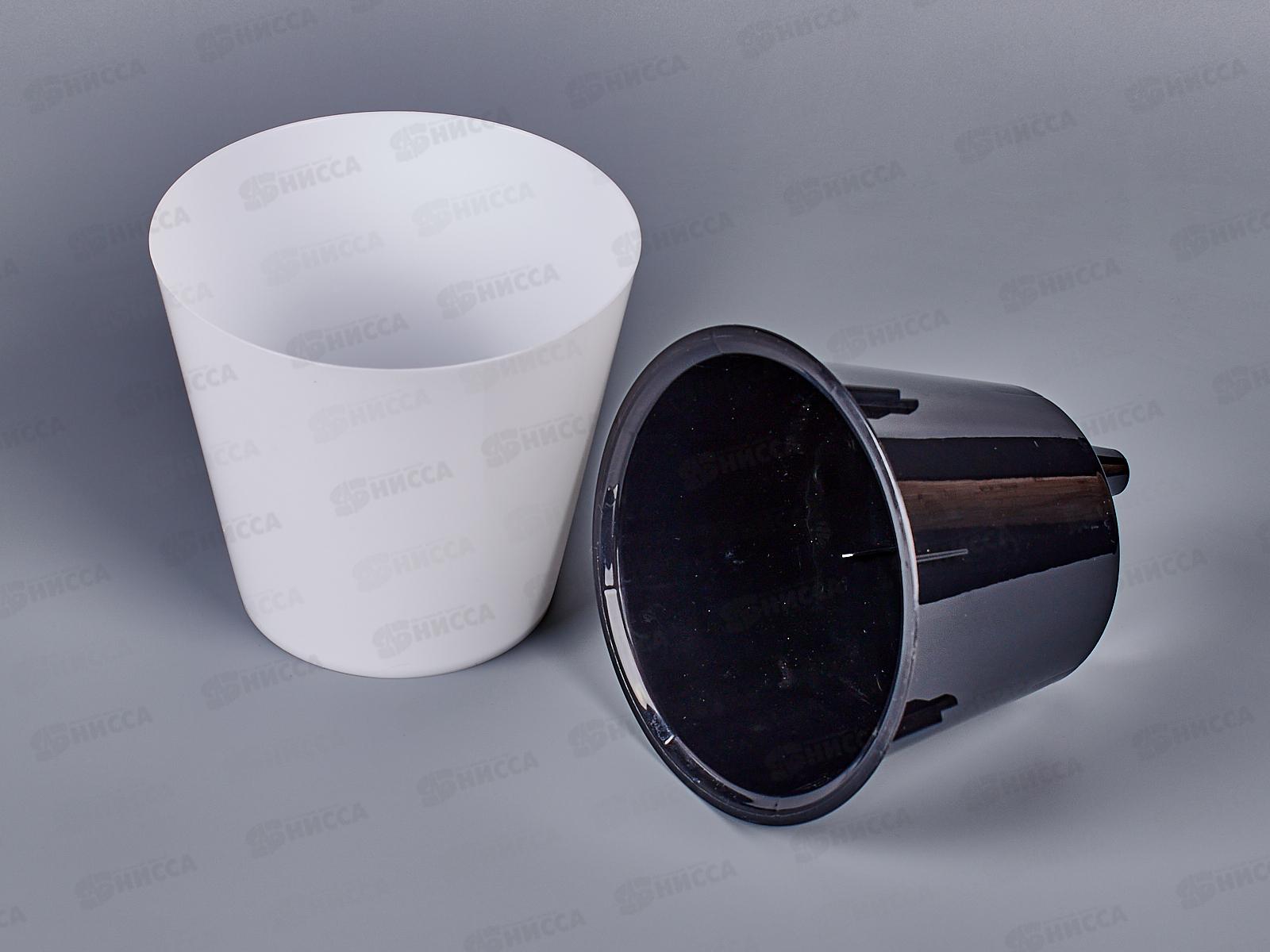 Горшок для цветов &quotInGreen London&quot D125мм 1л Белый *12 IG770010048