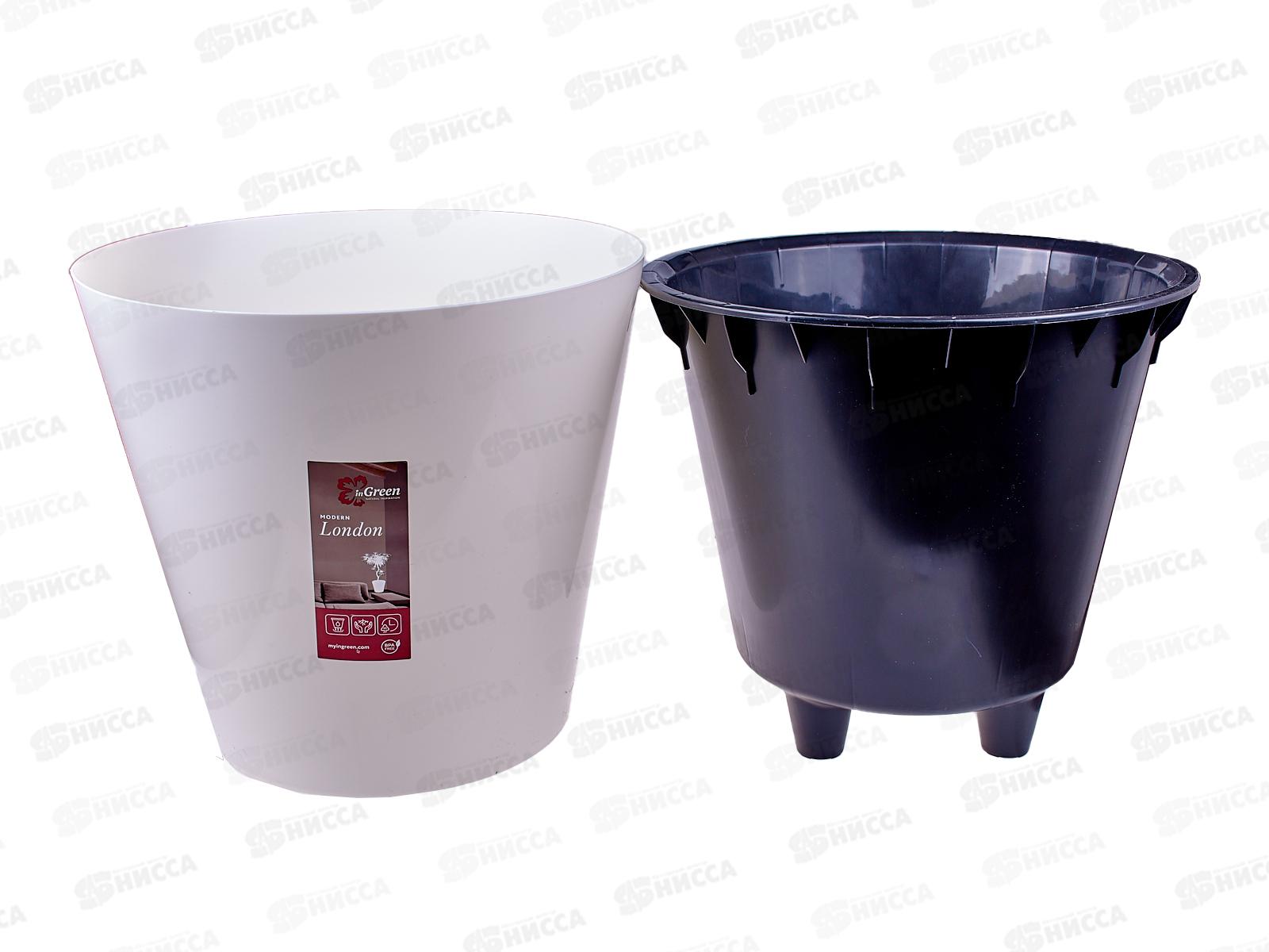 Горшок для цветов &quotInGreen London&quot D320мм 15.7л Белый IG770410048