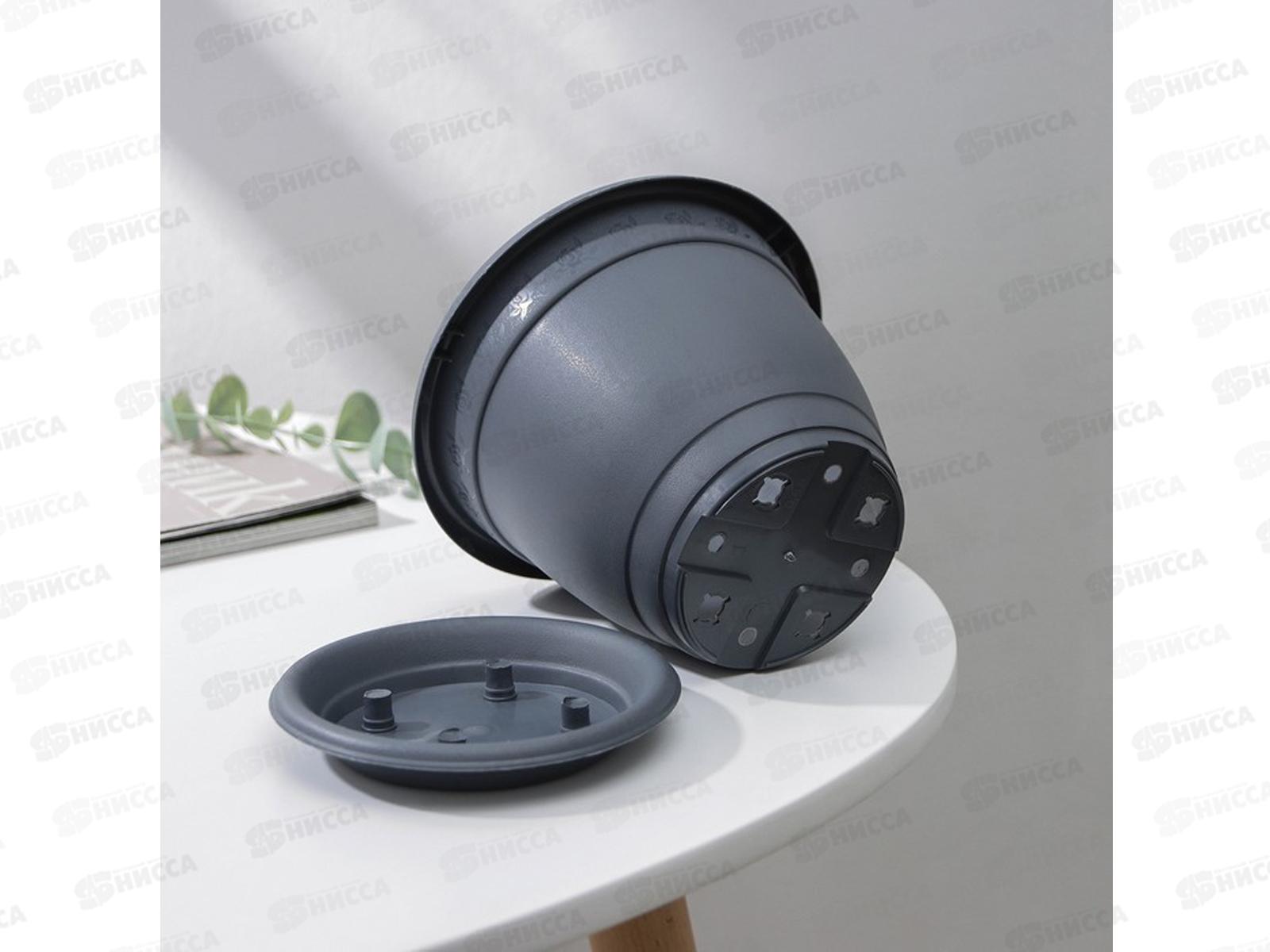 Горшок для цветов &quotInGreen Aphrodite&quot D430мм 25,8л Серый IG420811026 *5