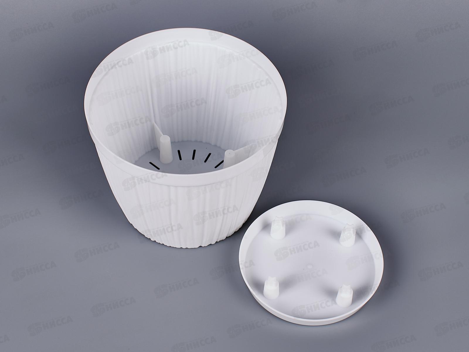 Горшок для цветов &quotBARCELONA&quot D155мм 1,8л Белый 623010006 *16