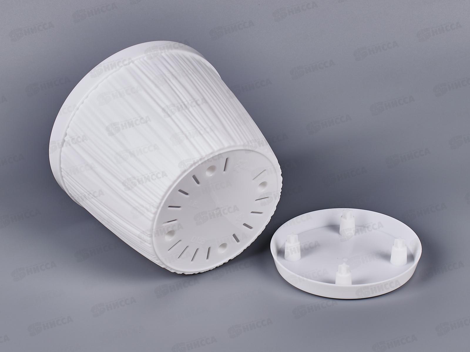 Горшок для цветов &quotBARCELONA&quot D155мм 1,8л Белый 623010006 *16