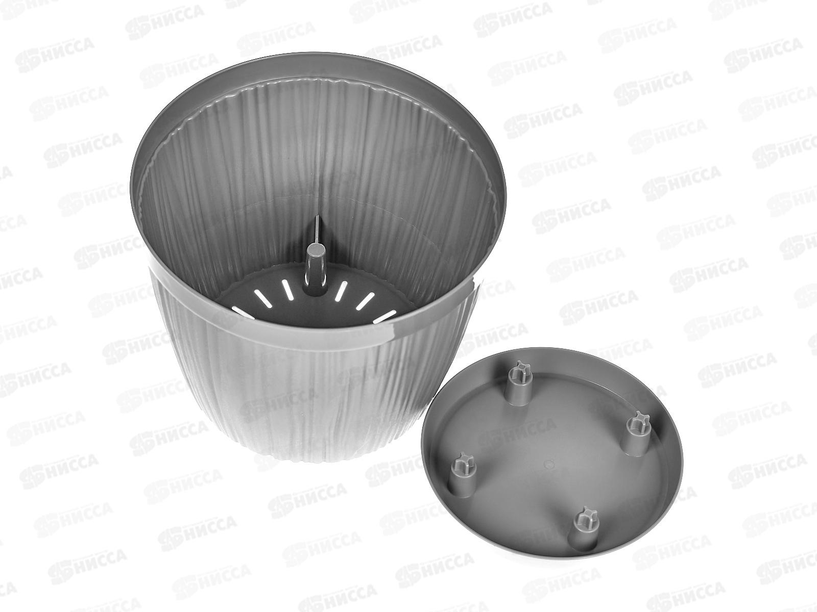 Горшок для цветов &quotBARCELONA&quot D155мм 1,8л Утренний туман 623010025 *16