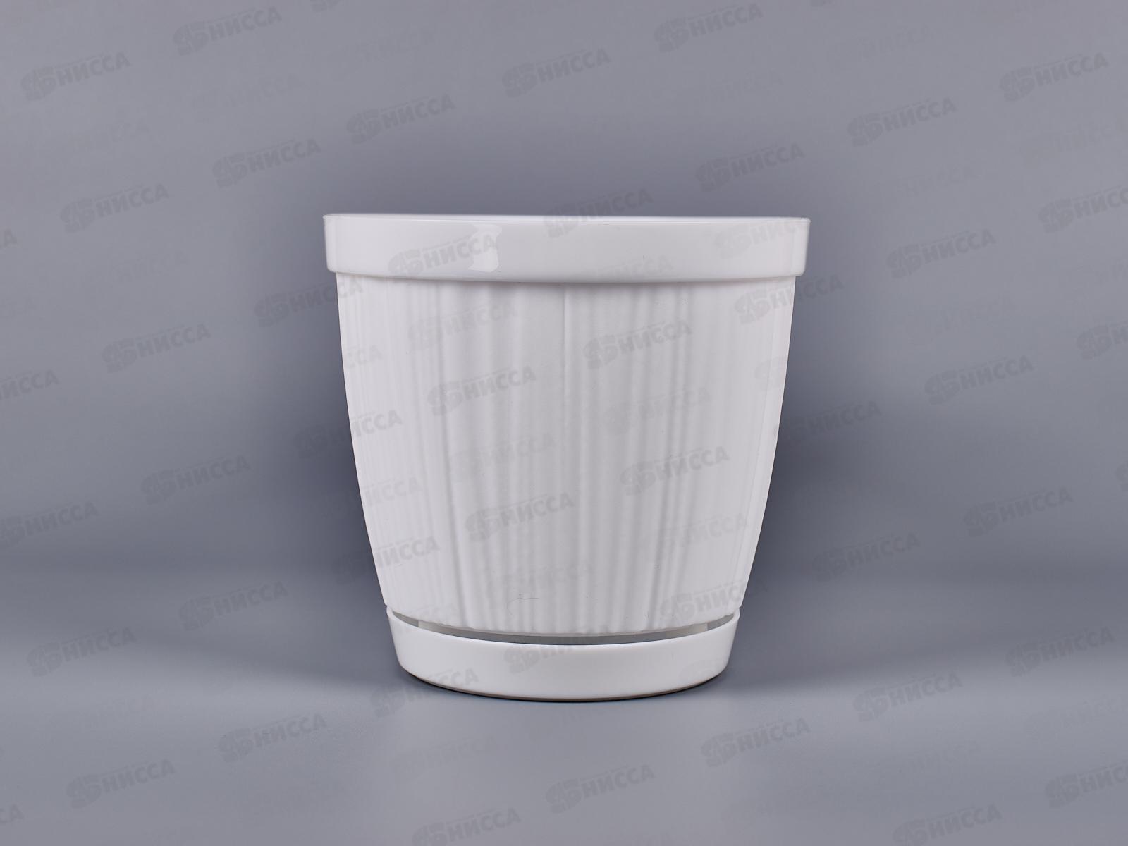 Горшок для цветов &quotBARCELONA&quot 275*145мм 2,7л Белый 623310006 *18